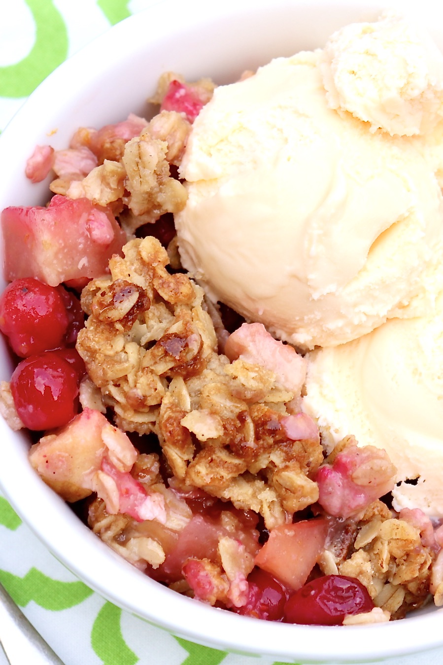 CRANBERRY APPLE CRISP - The perfect balance of sweet and tart adds something special to this easy crisp, which can easily be made dairy- and gluten-free if needed.