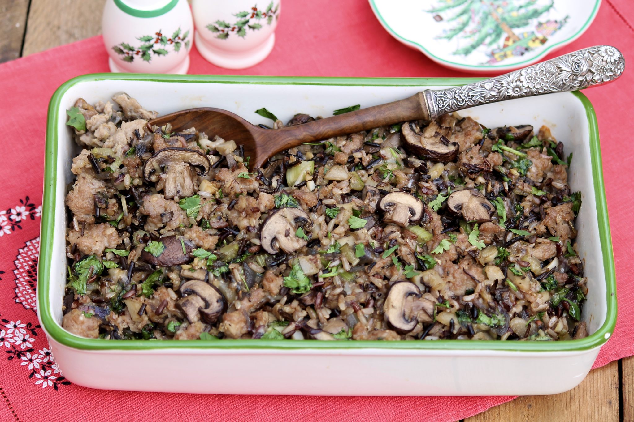 Wild Rice and Sausage Casserole