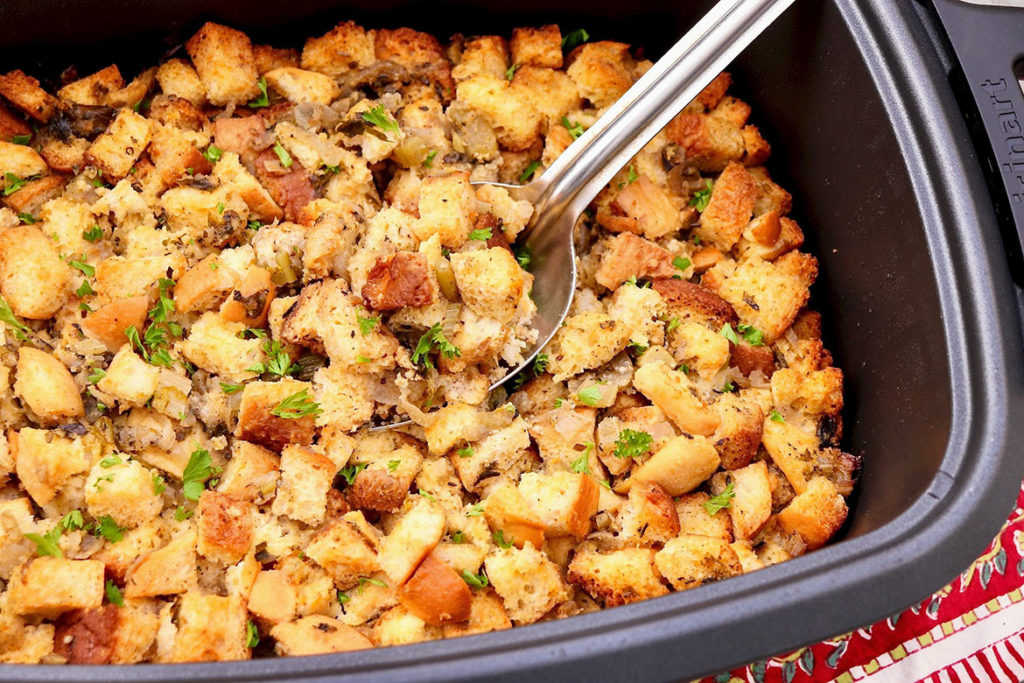 Slow Cooker Stuffing (with oven method) The Fountain Avenue Kitchen