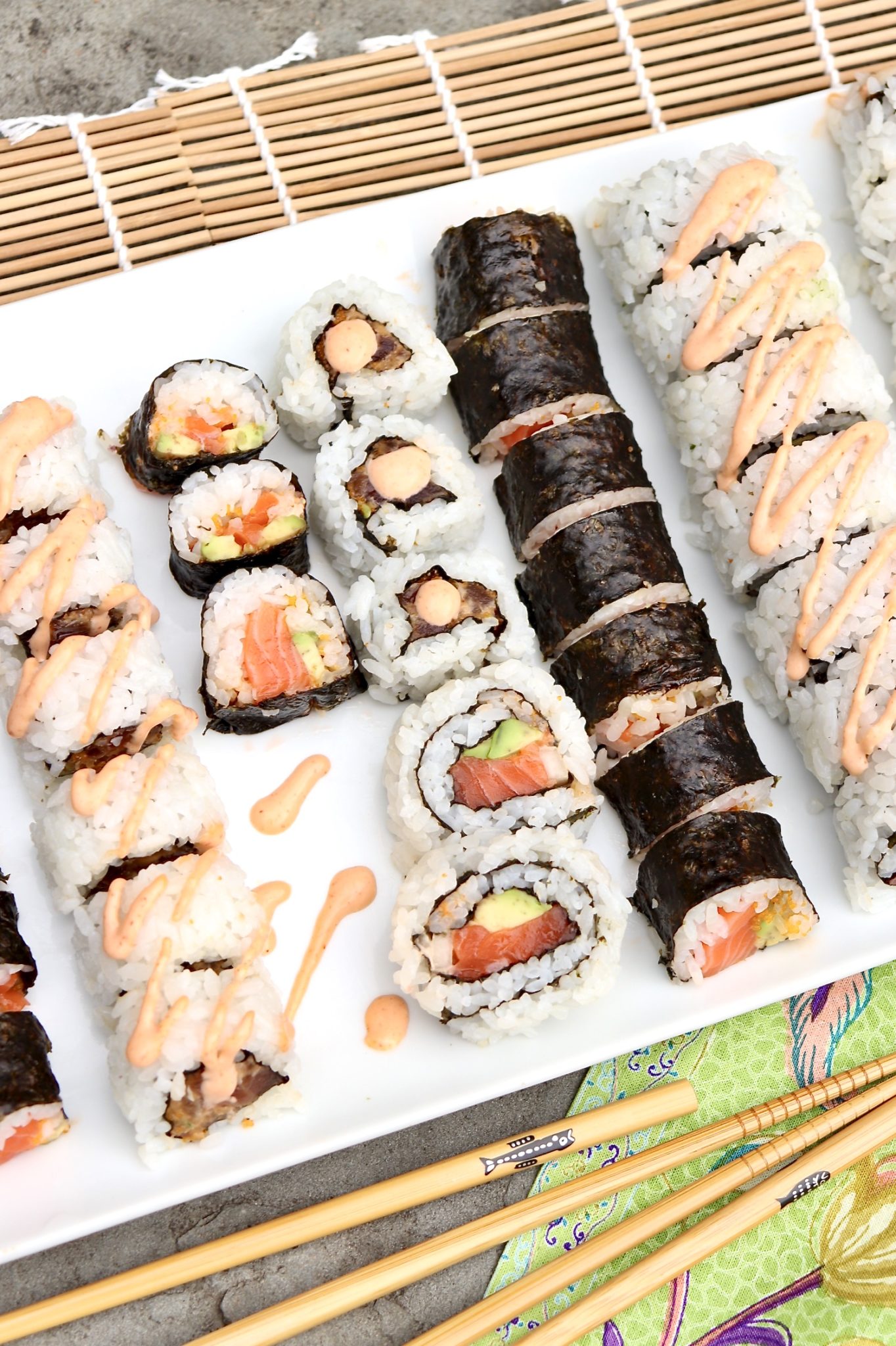 Successful sushi rolling is easy with these step-by-step instructions. Fun for date nights, girls nights, slumber parties & ringing in the new year.