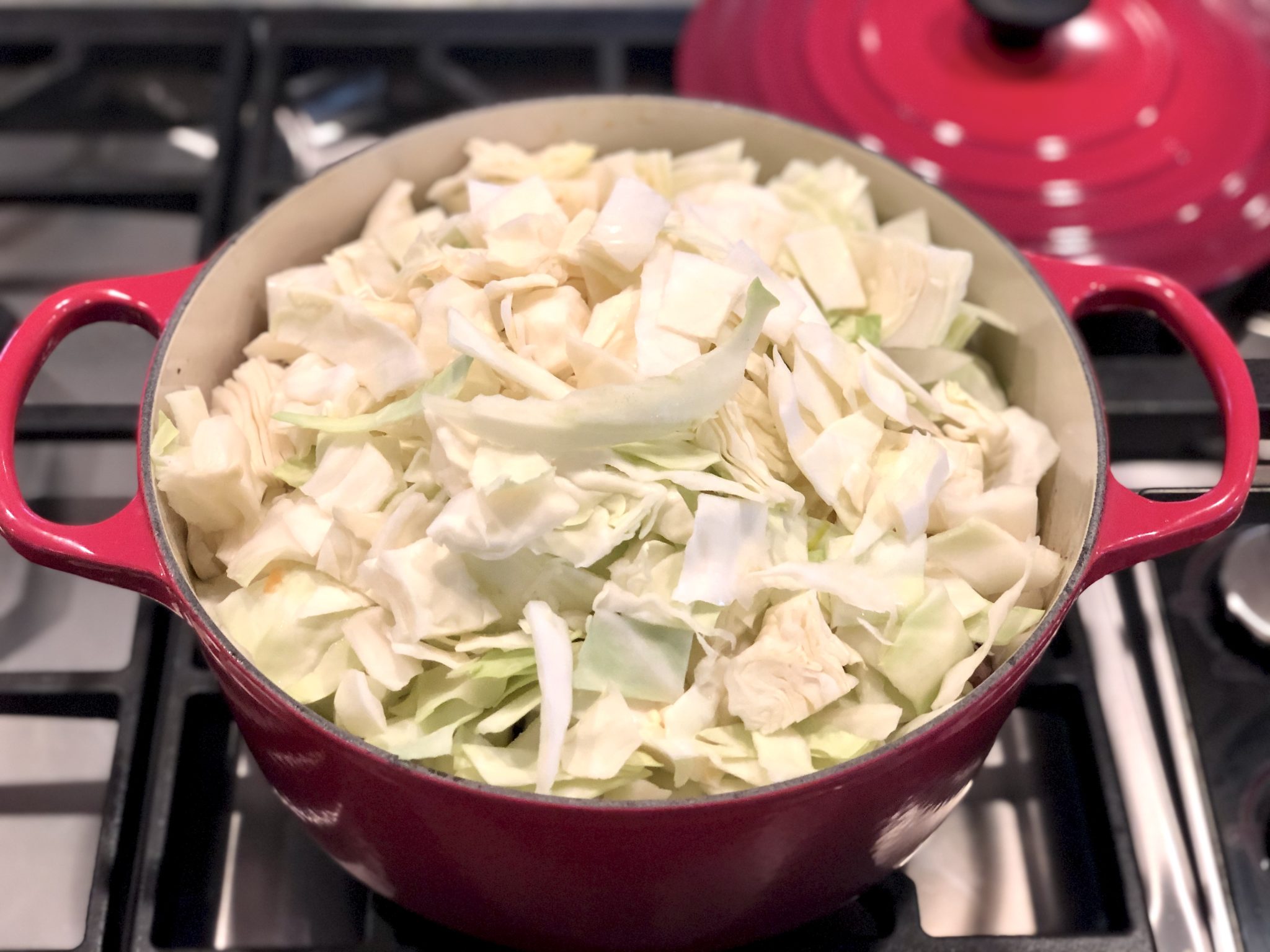 Smoky sausage, creamy potatoes, sweet cabbage and carrots are simmered in a simply seasoned broth for a one-pot meal that’s deliciously easy and wholesomely satisfying.