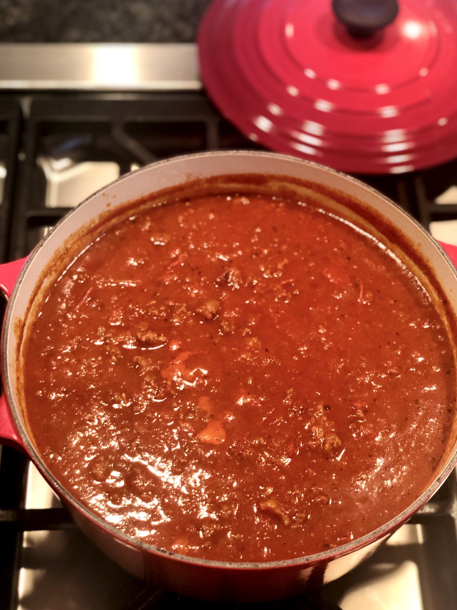 Comfort food at its best, this meaty sauce starts with a jar of your favorite marinara and can be customized in a variety of ways. Easy to make a big batch and freezes well!