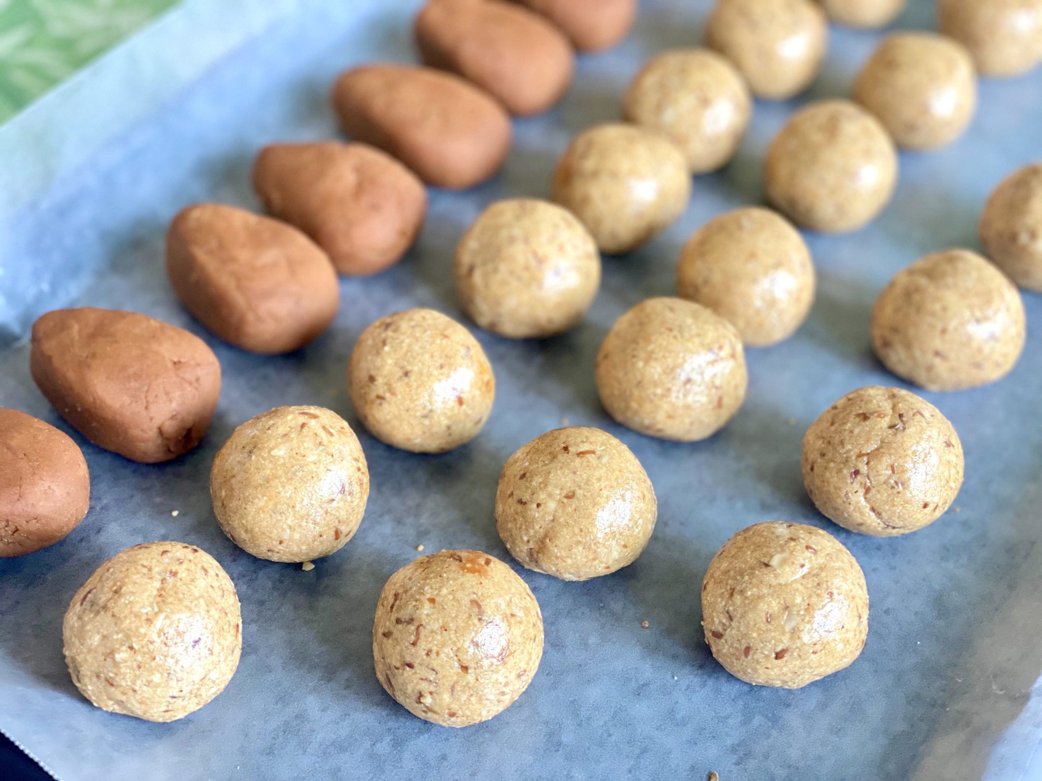 A wholesome list of pantry staples comes together easily for a good-for-you treat with a protein punch! Recipes is easy to double and freezes well.