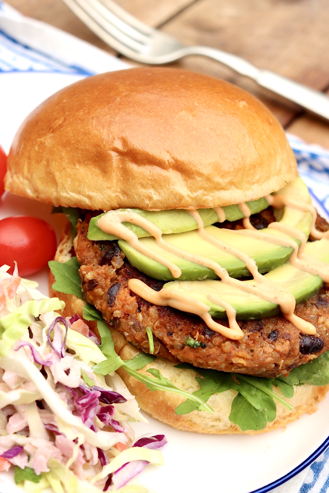 An appealing spicy-sweetness is the hallmark of these veggie burgers, which are vegan and gluten-free and can be made in advance. (They freeze well, too!)