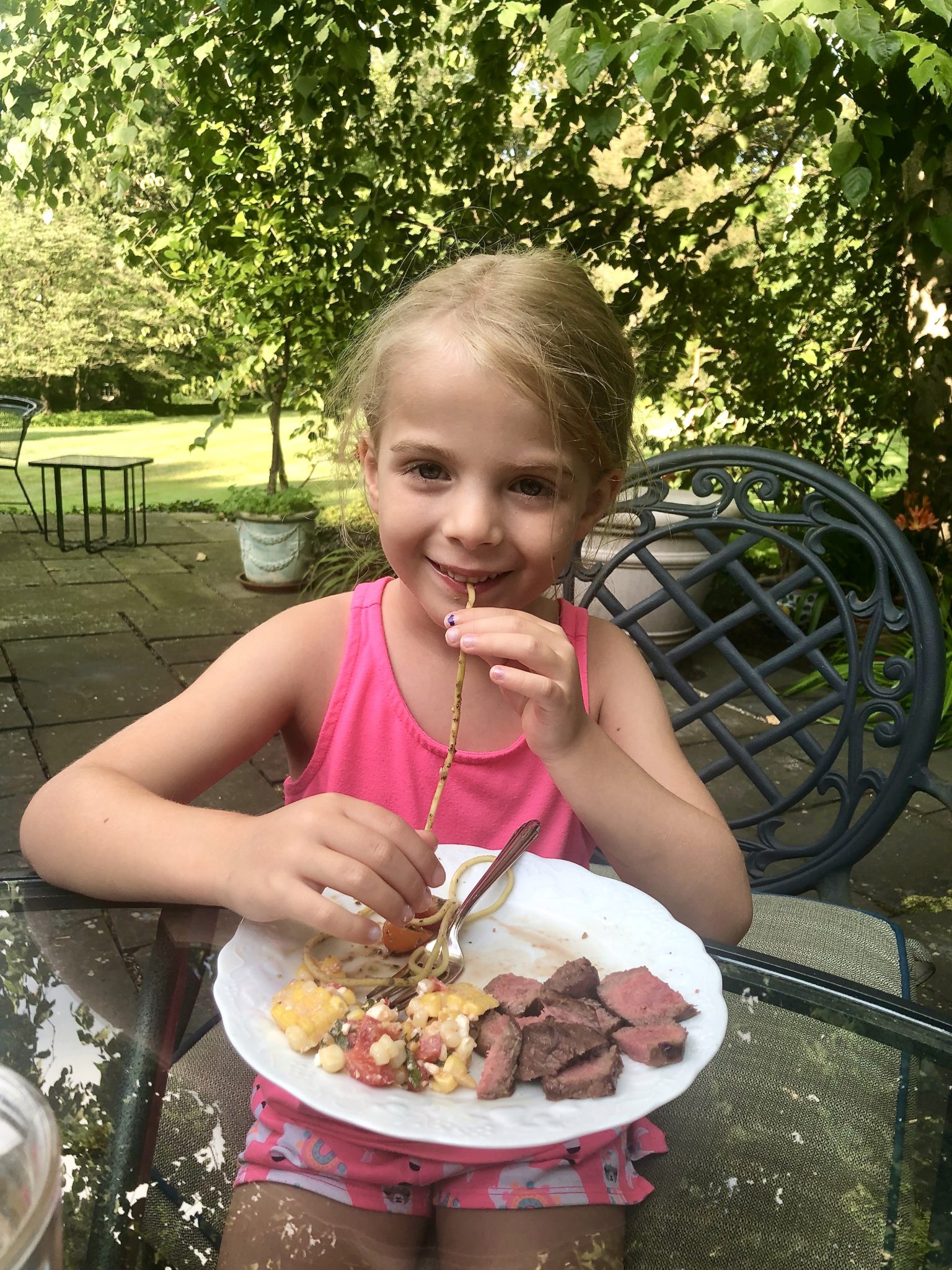 Long zoodles are fun for kids!