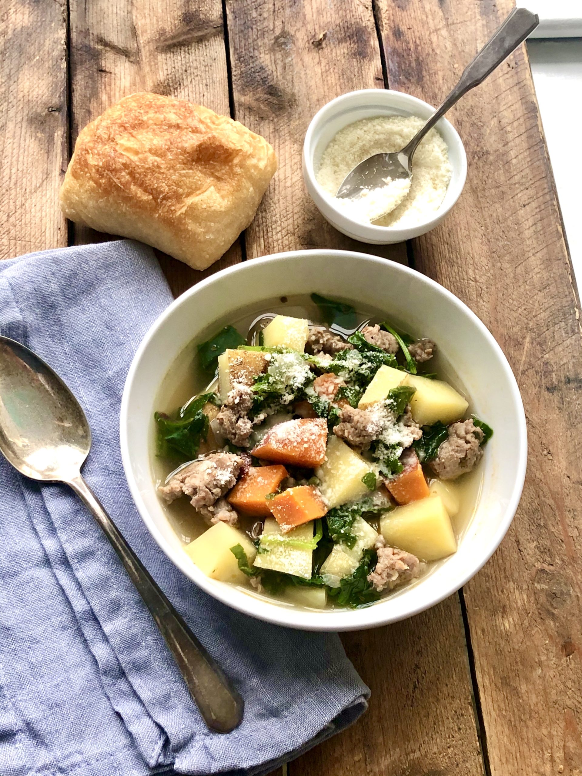 Quick to make with minimal ingredients, this soup is comfort food that pulls double duty as a complete, nourishing meal. Perfect for the weekly rotation with built-in flexibility!
