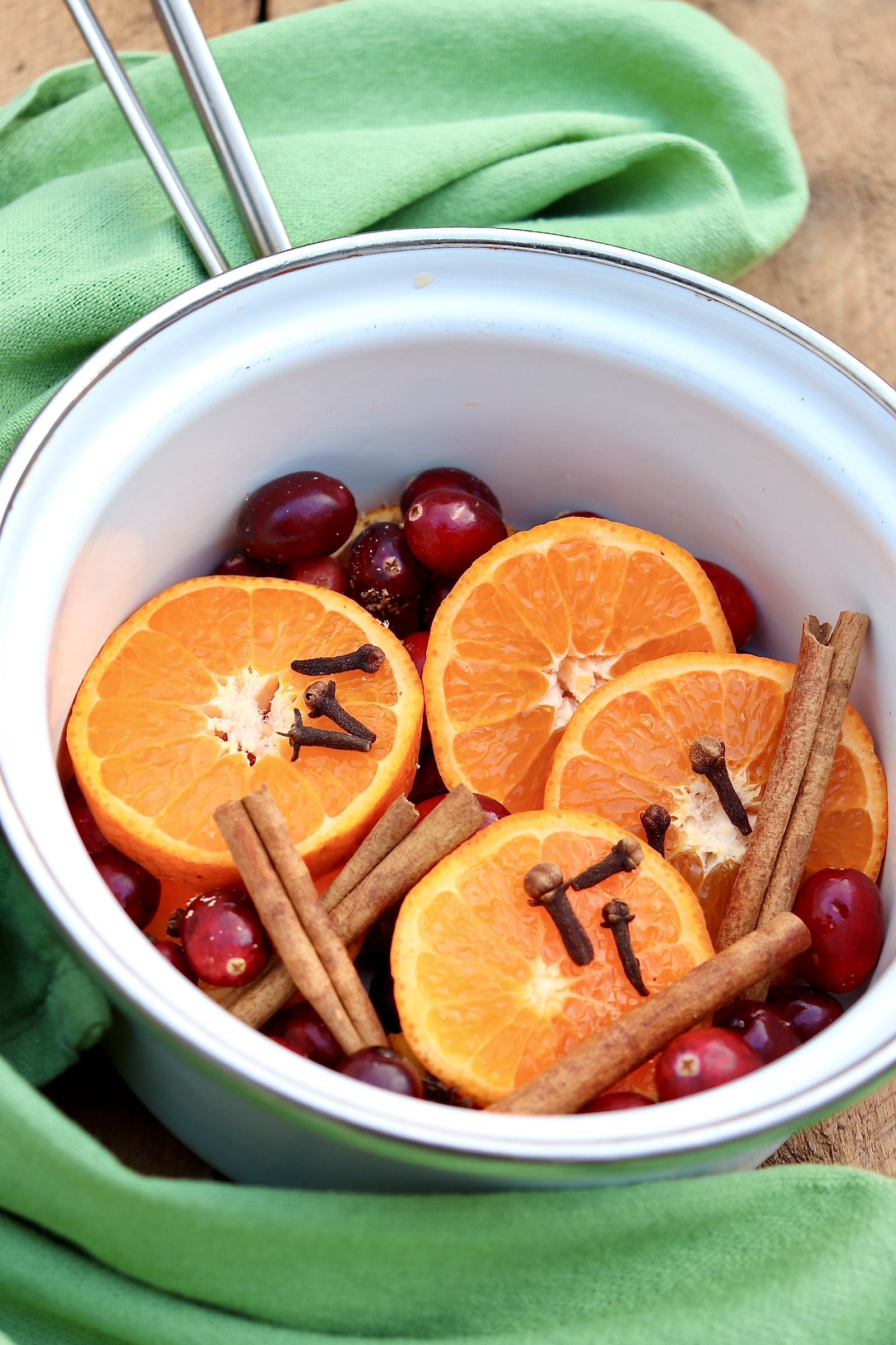 The aroma of warm spices and fresh citrus join festive cranberries in this colorful, easy-to-make mix that is perfect for gift giving.
