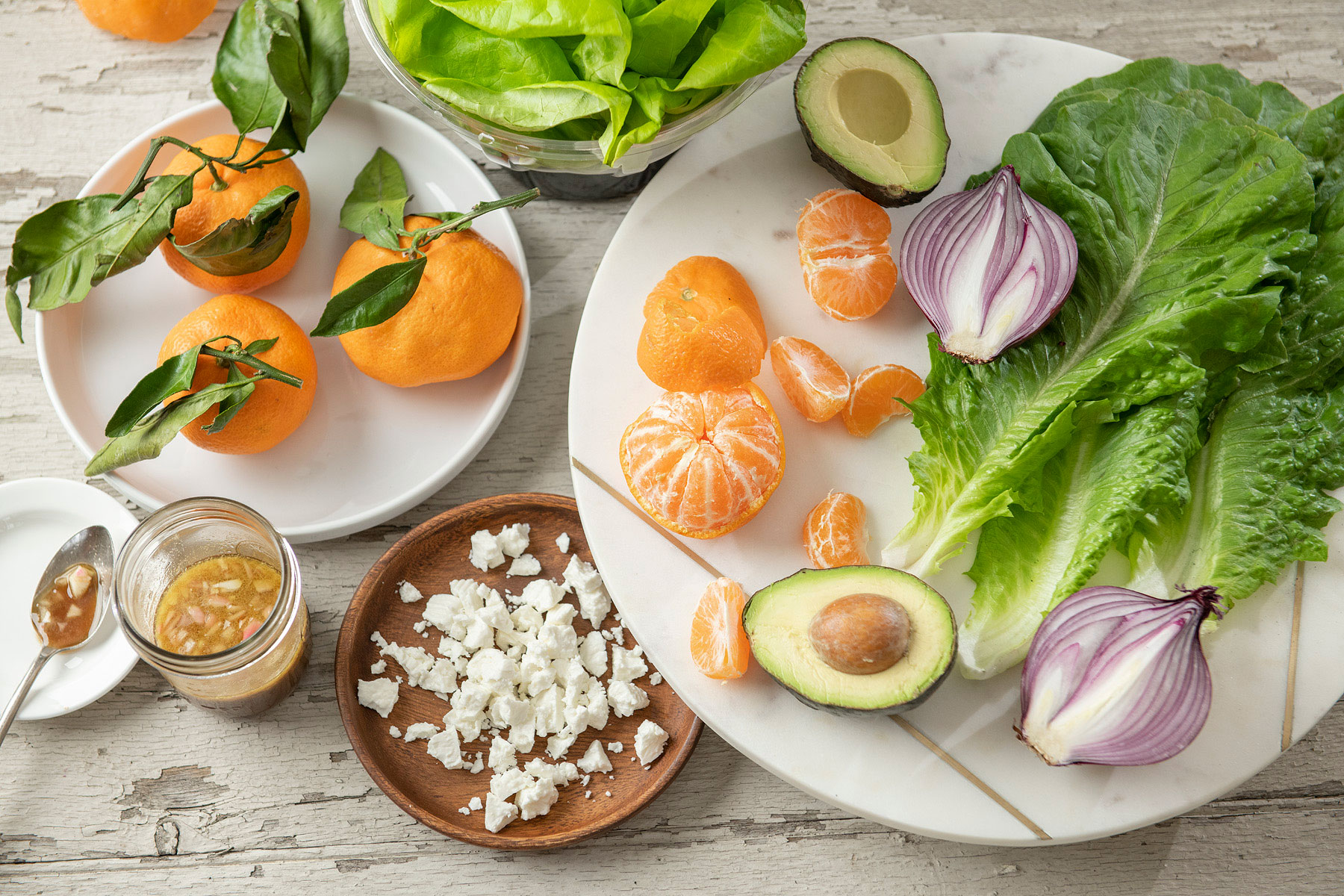 Sweet oranges, buttery avocado, salty feta, and a mix of crisp greens combine with a flavor-packed vinaigrette that is sure to become a favorite!