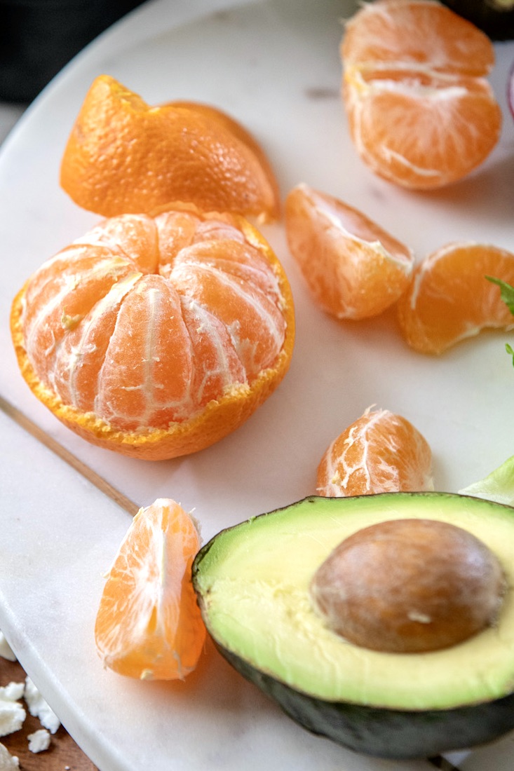 Sweet oranges, buttery avocado, salty feta, and a mix of crisp greens combine with a flavor-packed vinaigrette that is sure to become a favorite!