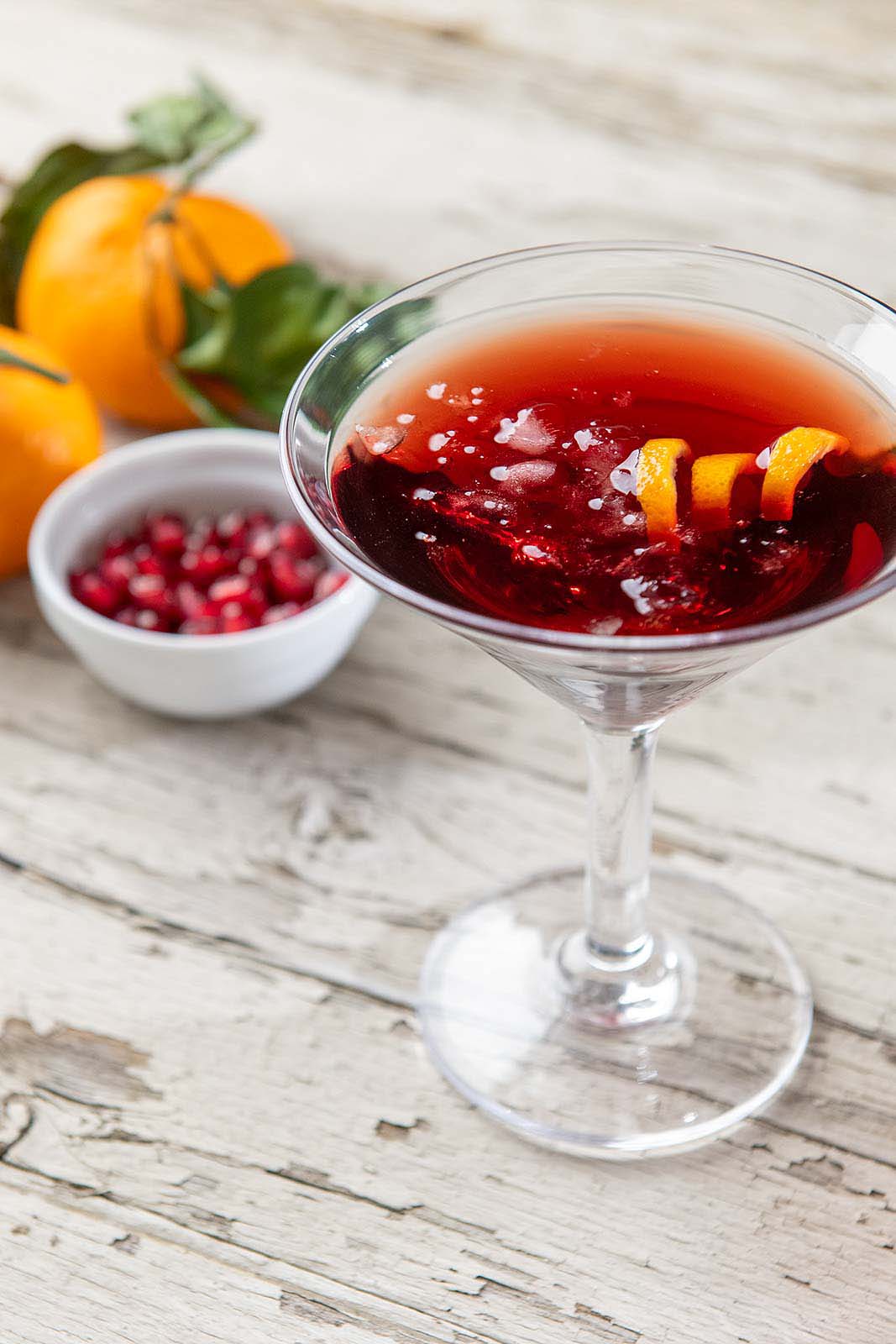 Fruity yet not overly sweet, this martini is delightfully crisp and refreshing—and not too potent! And ever wonder how to make crushed ice, or better yet, "soft" ice? I've included the easy how-to!