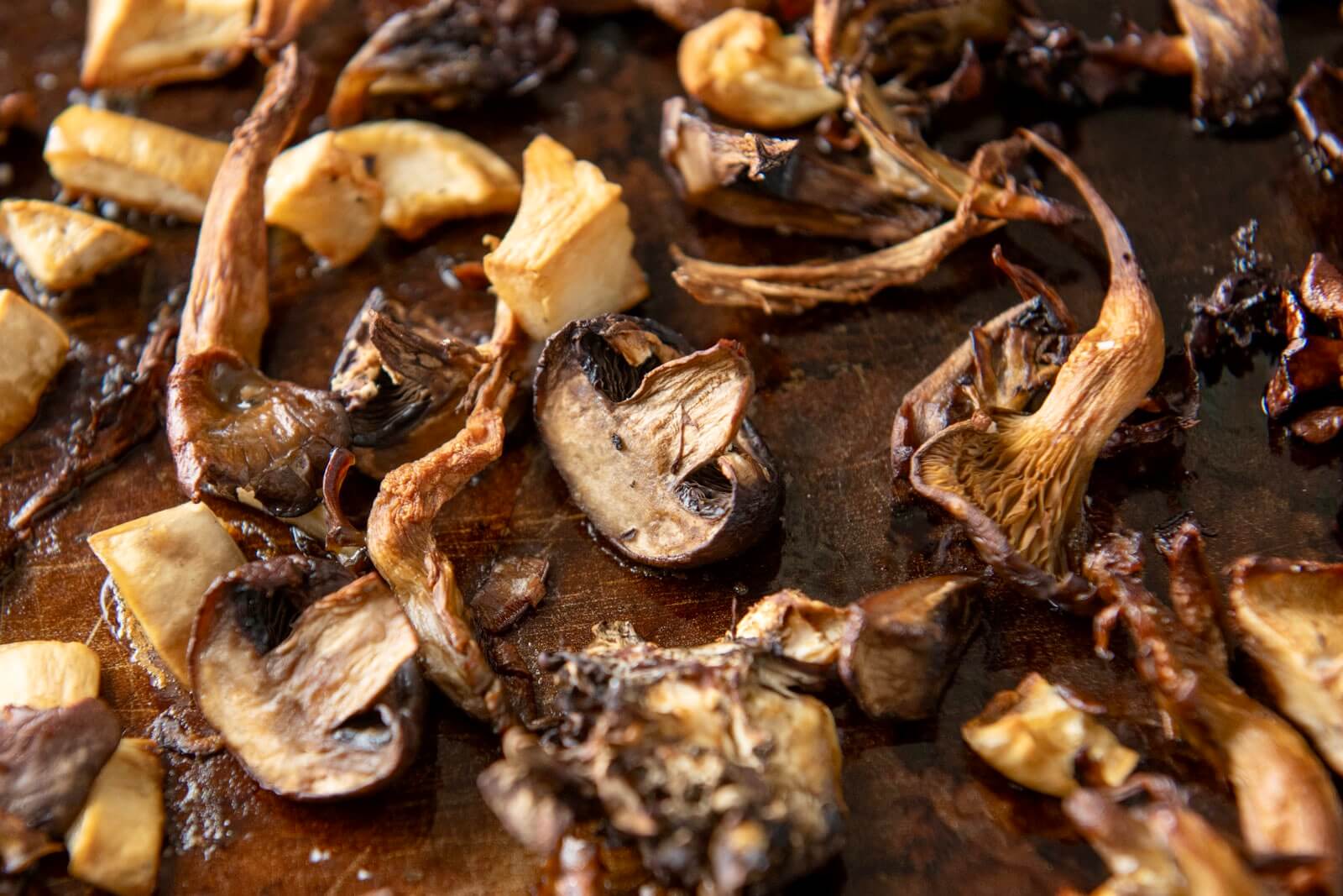The simplest of ingredients and a straightforward technique transform earthy mushrooms into a meaty, savory, satisfying dish that can be enjoyed in so many ways. And though wild mushrooms are widely available and contribute interest and textural variety, this hands-off technique will make the most of basic button mushrooms.
