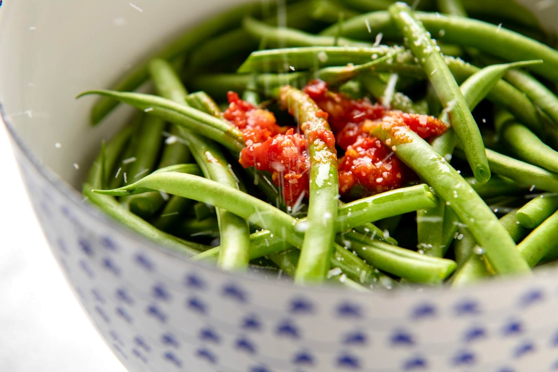 A singular condiment adds culinary magic to simply roasted vegetables, in this case, transforming basic green beans into a restaurant-worthy side dish. Best part? It takes less than 15 minutes start to finish!
