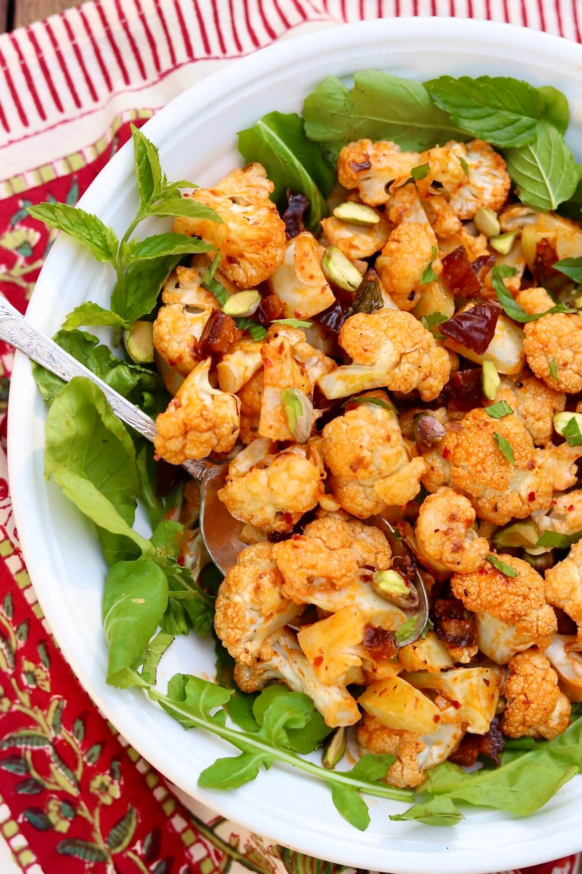 Roasted Mediterranean Cauliflower The Fountain Avenue Kitchen