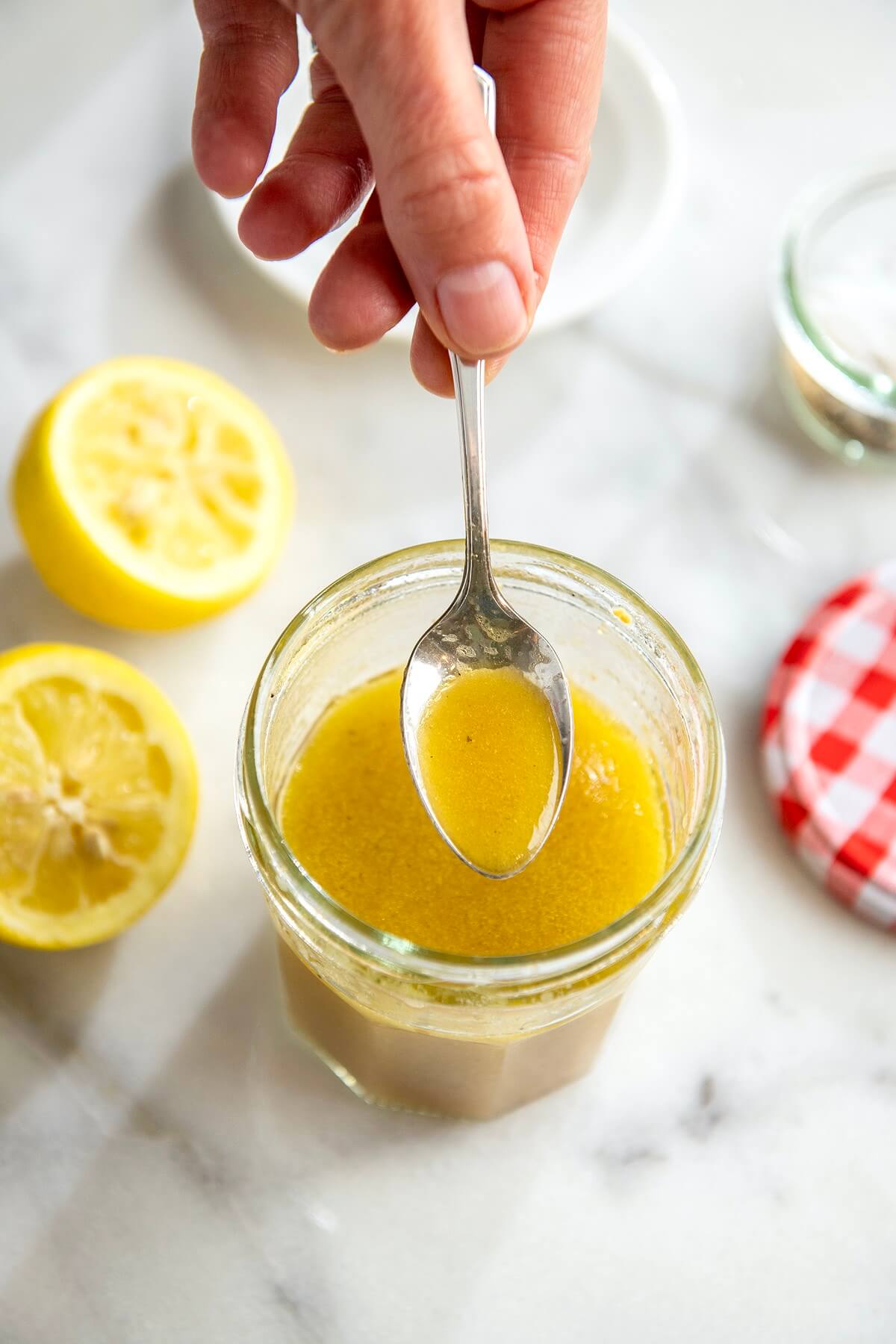 Basic pantry ingredients come together with ease in this versatile vinaigrette that it sure to become a refrigerator standby.