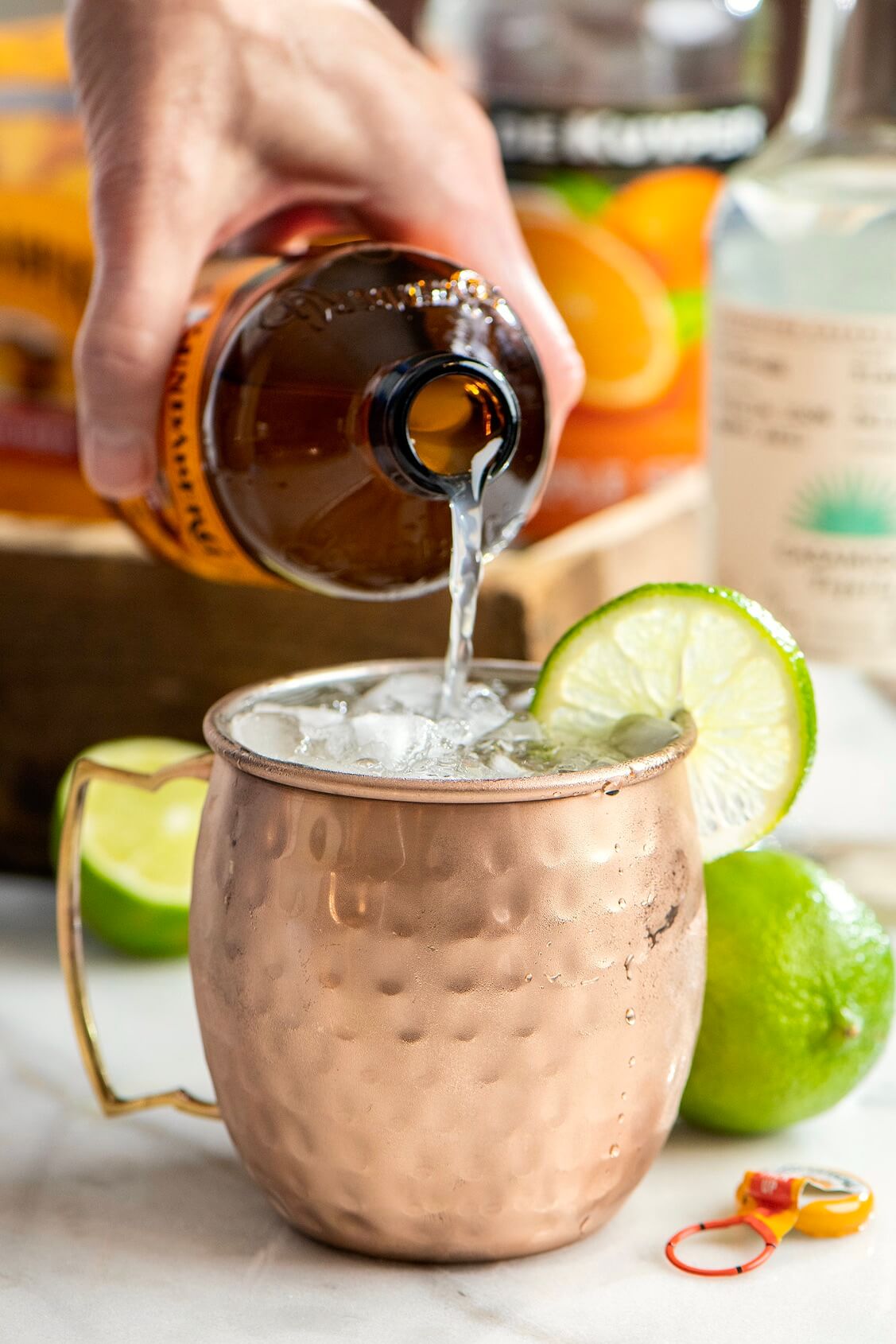 A cross between the classic Moscow mule and the much-loved Margarita, this refreshing cocktail may just become the drink of the season!