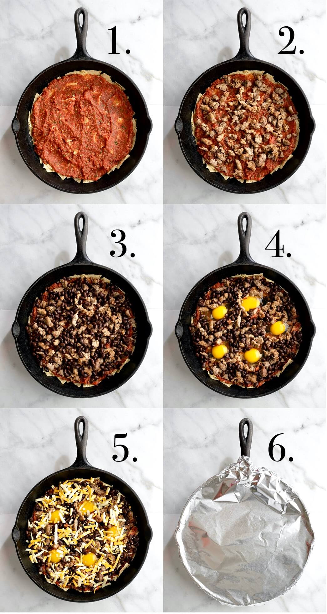 Protein-rich eggs and black beans pair with a handful of Tex-Mex staples in this versatile, satisfying, one-pan meal that can be enjoyed any time of day!