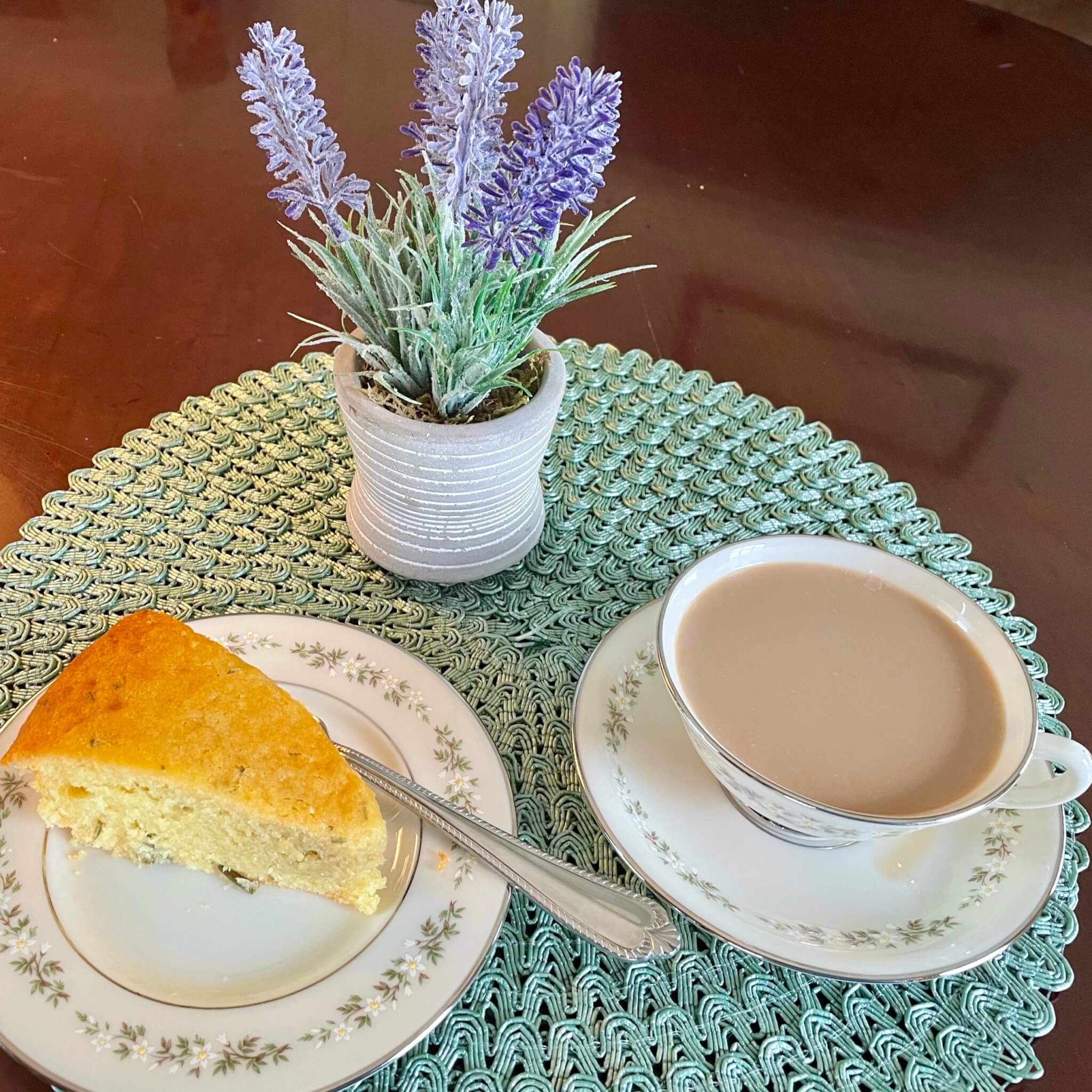 This humble cake expertly balances sweet, savory, tangy, and herbal notes into a lovely treat that's suitable for breakfast, dessert, or a tea-time snack!