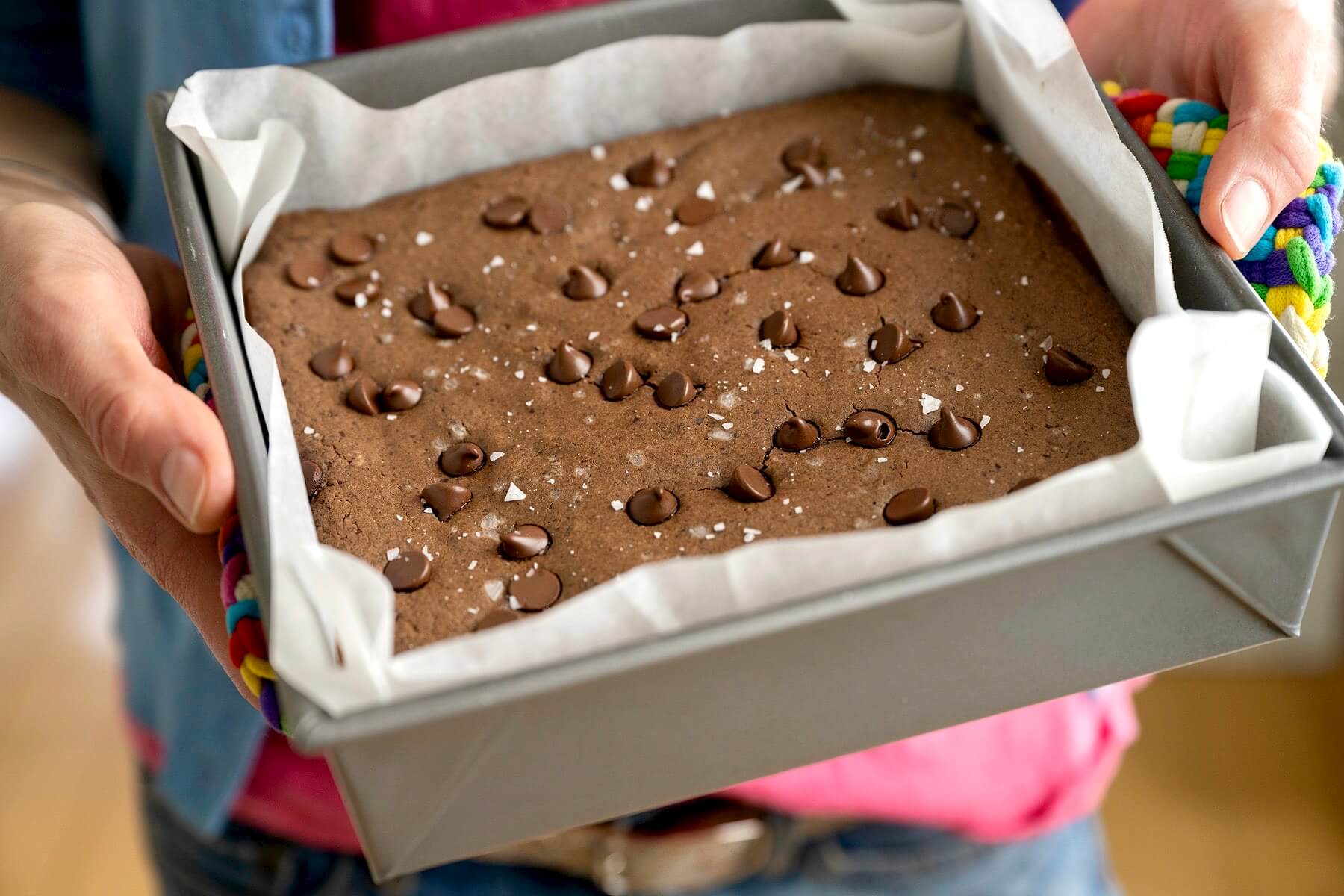 Decadent, fudgy brownies score big points in flavor and texture while delivering a filling dose of fiber and protein. A total dessert win!
