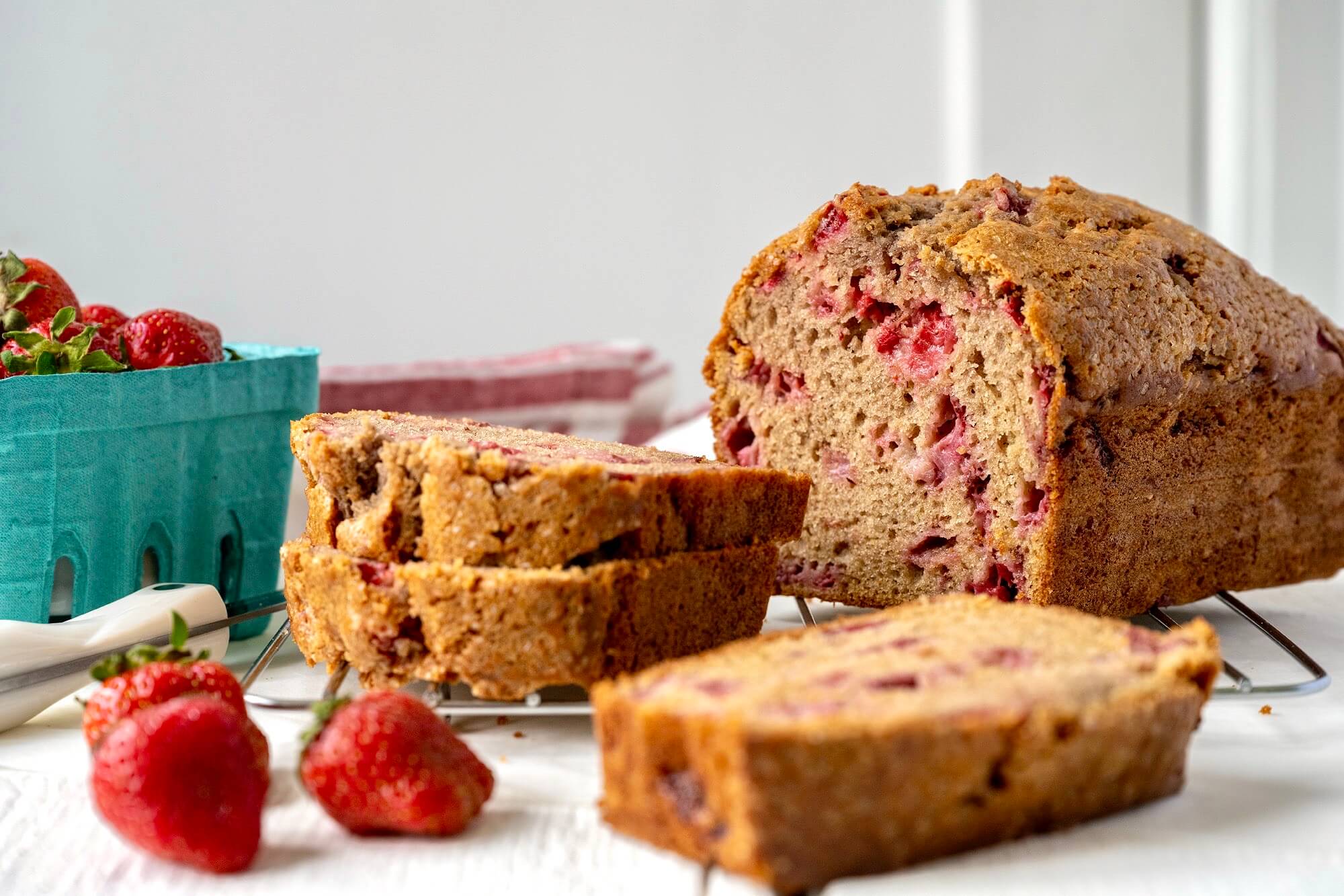 This generously sized quick bread is lightly sweet with a delicate crumb and may just become a seasonal favorite!