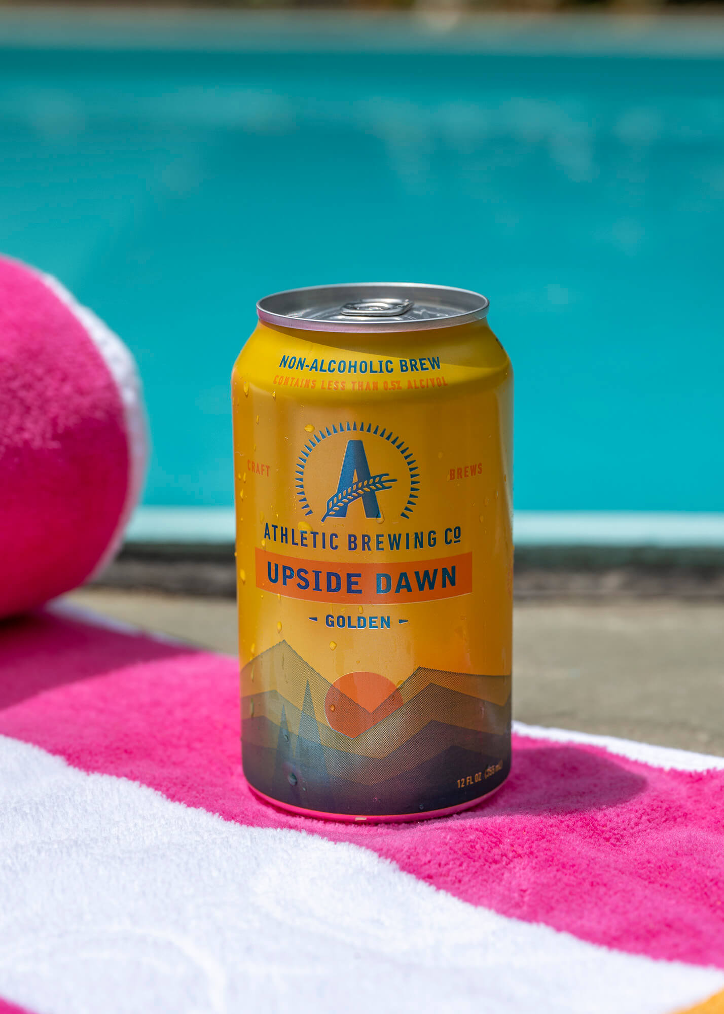 Athletic Brewing Company Upside Down Golden Ale