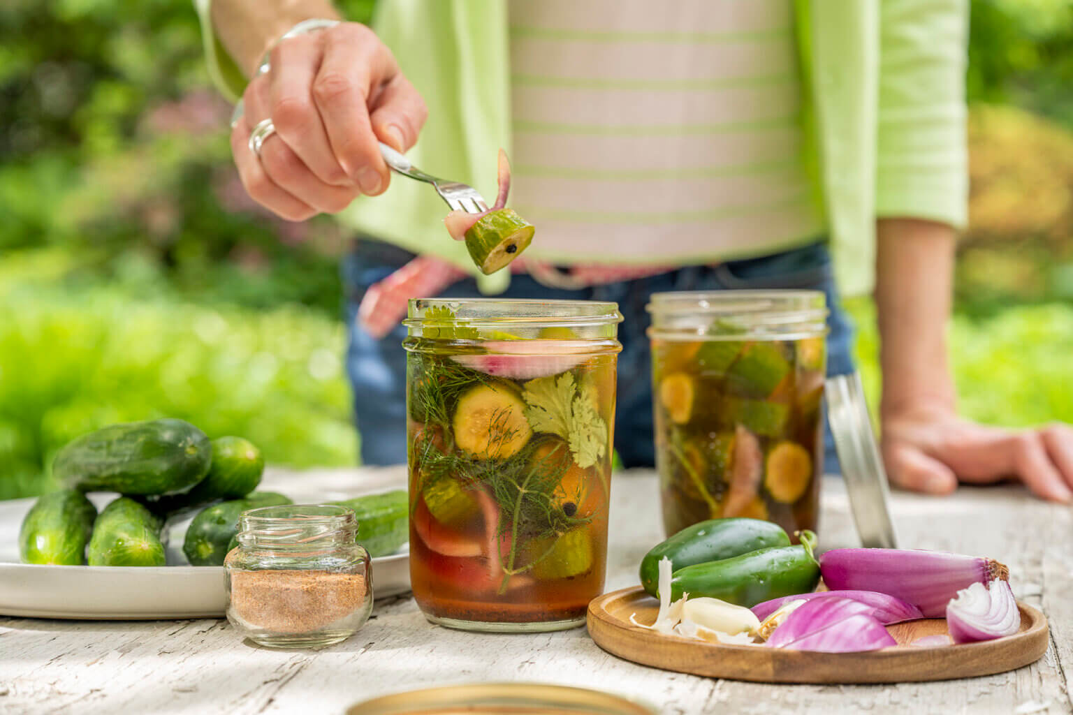 Taco refrigerator pickles the fountain avenue kitchen