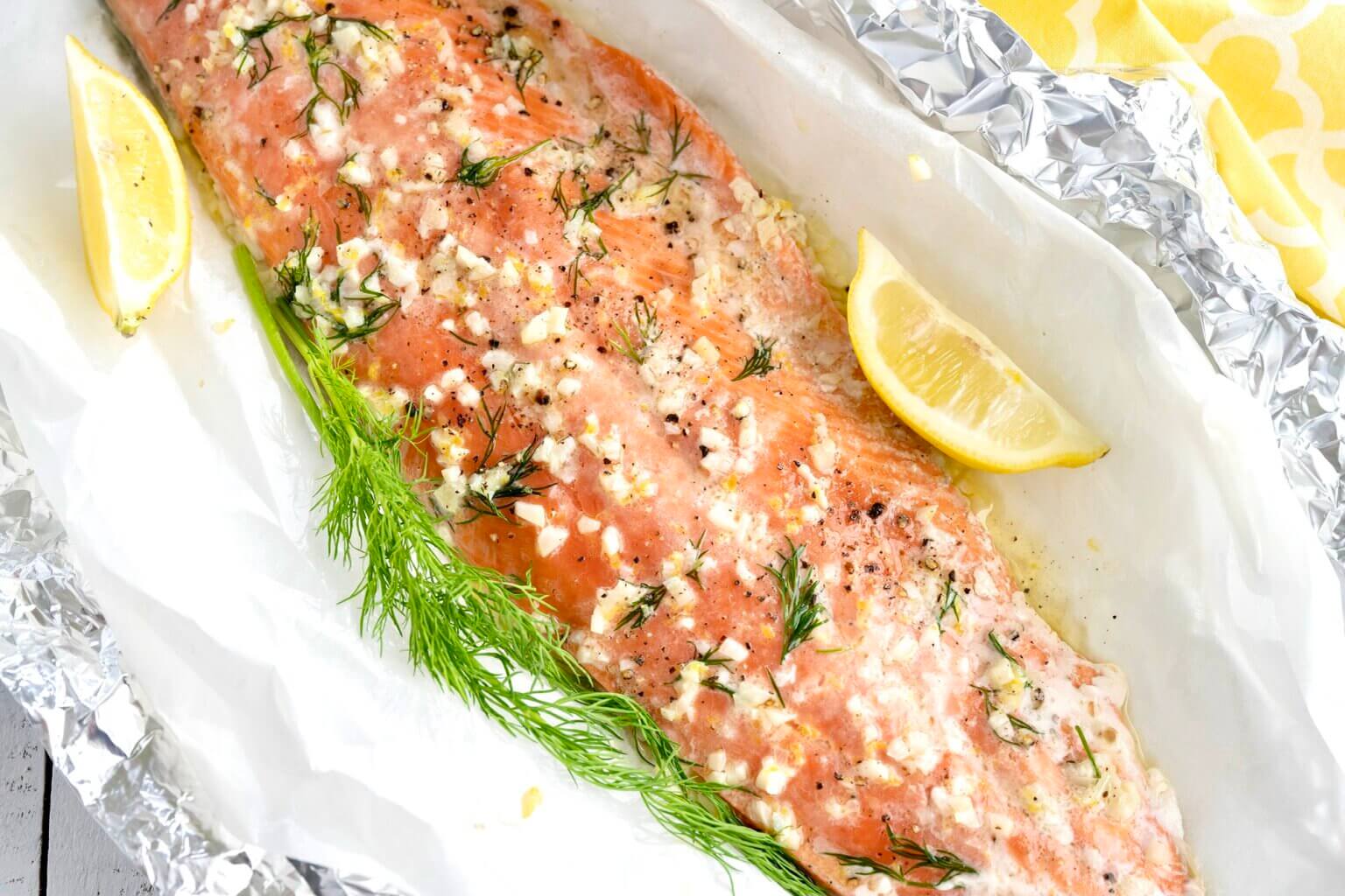Simple Salmon in Foil (grill and oven options) The Fountain Avenue