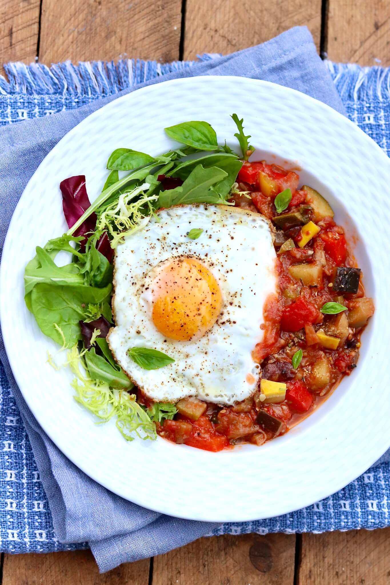A rustic, end-of-summer, vegetable stew that will make the most of a bounty of produce and can be enjoyed in so many ways.