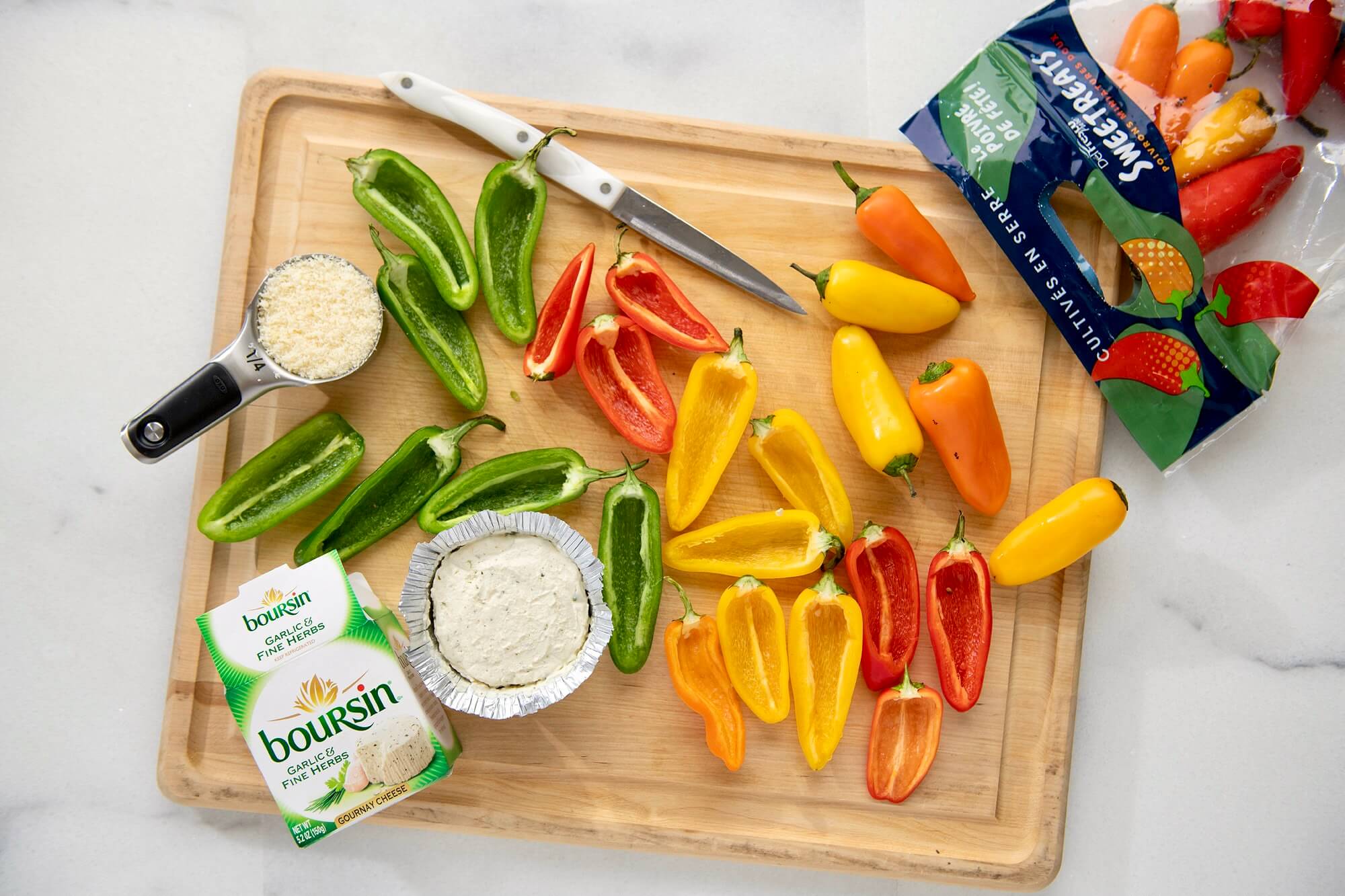 A flavor-packed appetizer that can also be served as a tasty side dish, these 3-ingredient bites take minutes to assemble before baking to golden, cheesy perfection. An optional fourth ingredient offers a spicy-sweet variation!