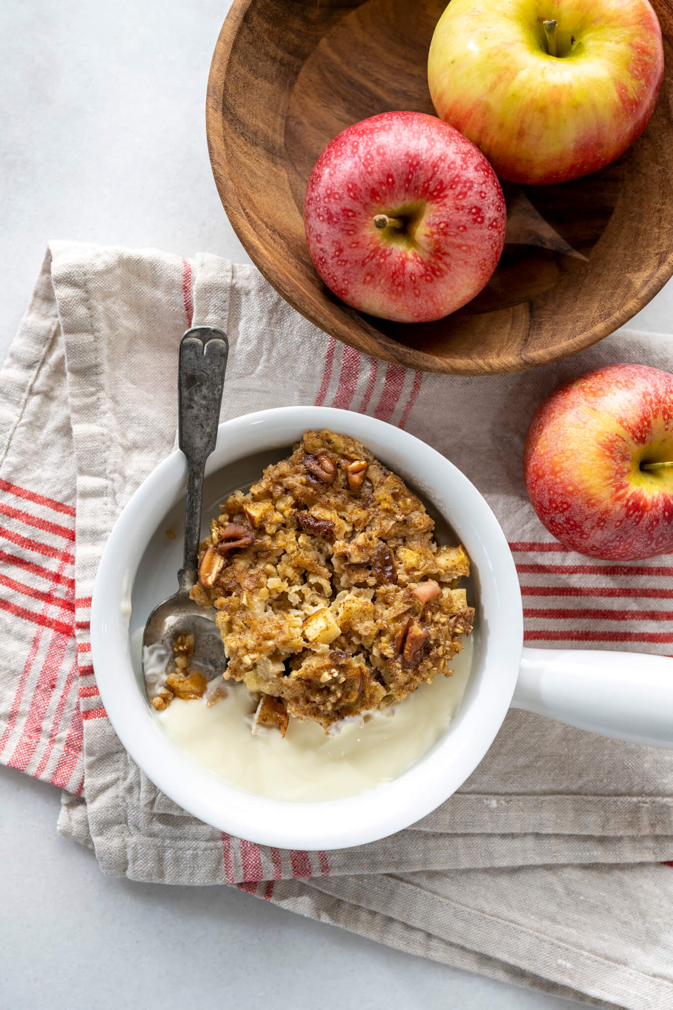 Steel cut oats add something exciting to the world of baked oatmeal in this prep-ahead breakfast that's worth waking up for!