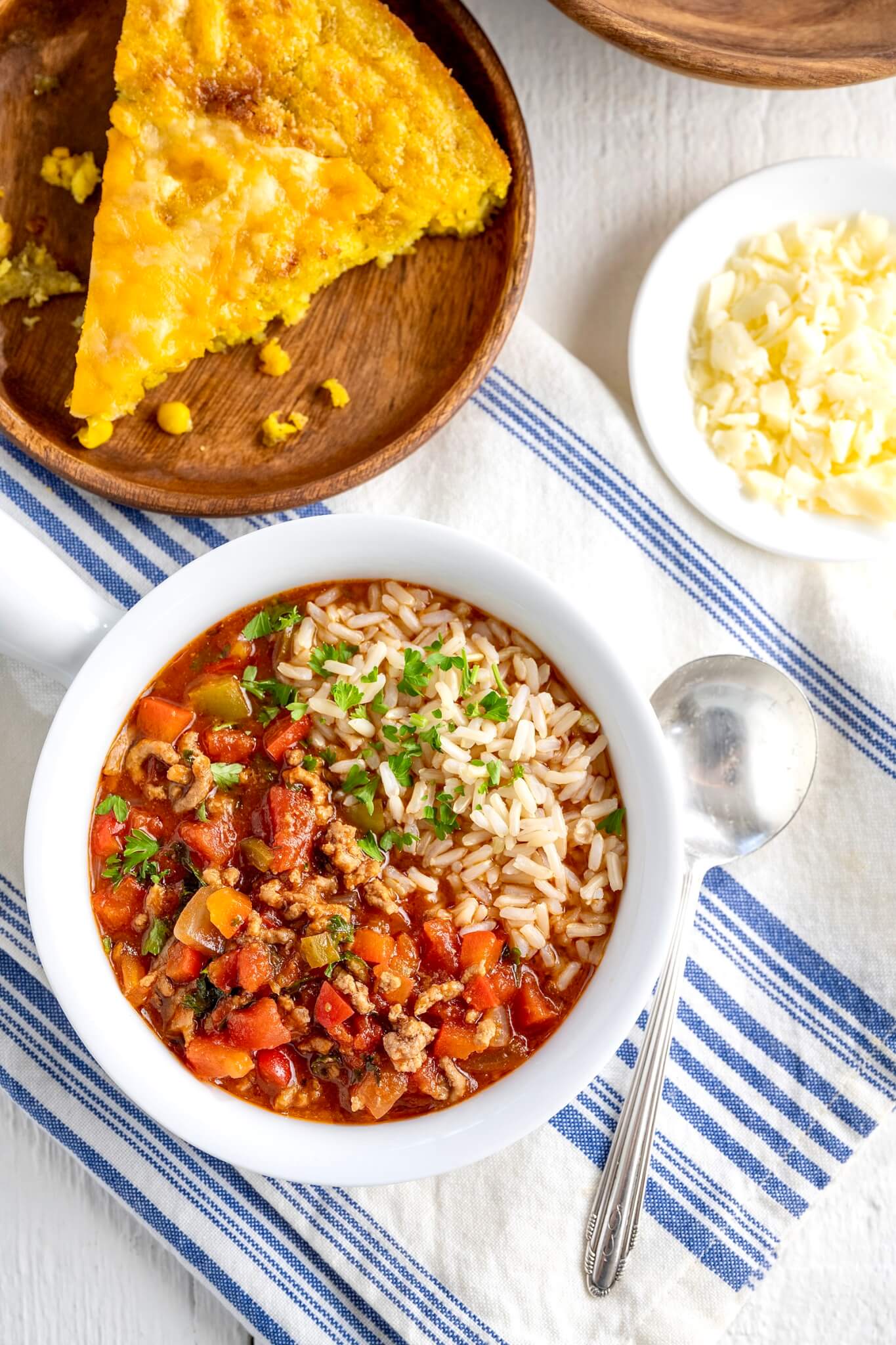 This all-in-one meal delivers the hearty, wholesome deliciousness of traditional stuffed peppers in a soul-warming soup!