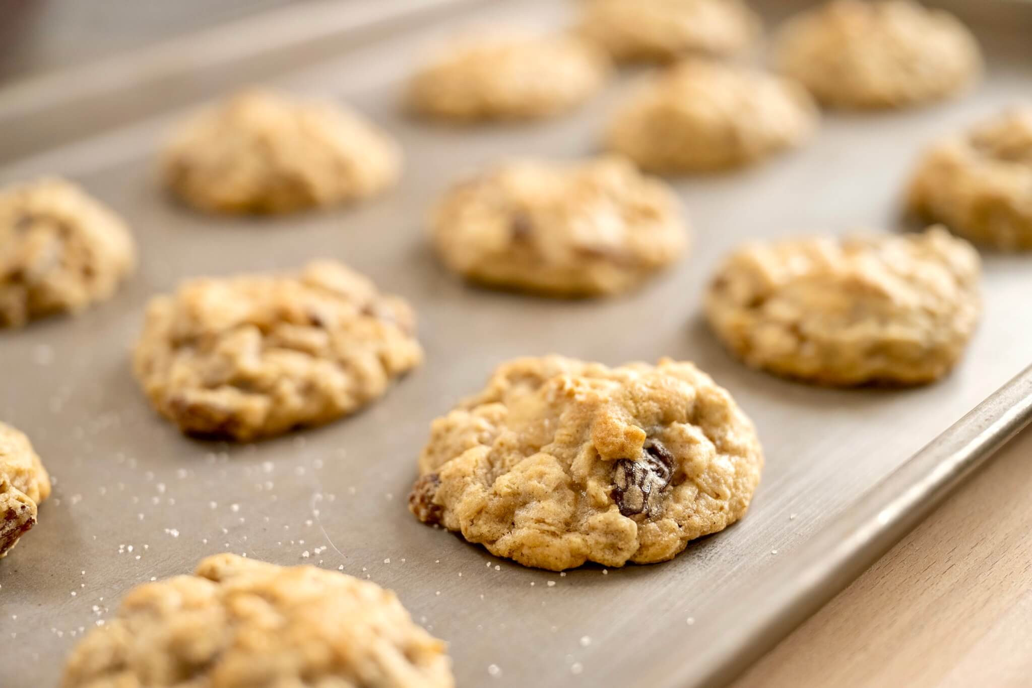 Tender, chewy, and perfectly spiced, these easy-to-make cookies are just like the ones Grandma used to make and the aroma while baking is heavenly. A delicious way to get your oats!