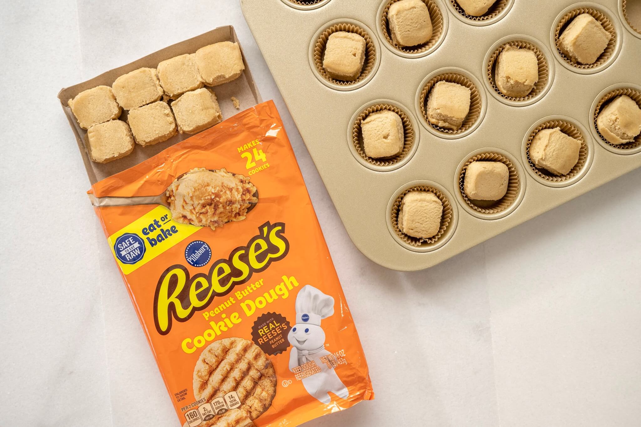 Peanut Butter Cup Cookie Reese's Dough