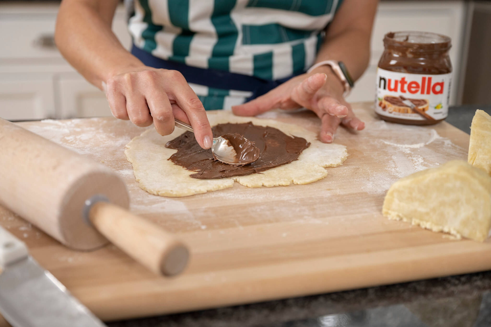 This 2-bite cookie is hearty, subtly sweet, and can be filled with a variety of fruit, chocolate, and/or nut fillings.