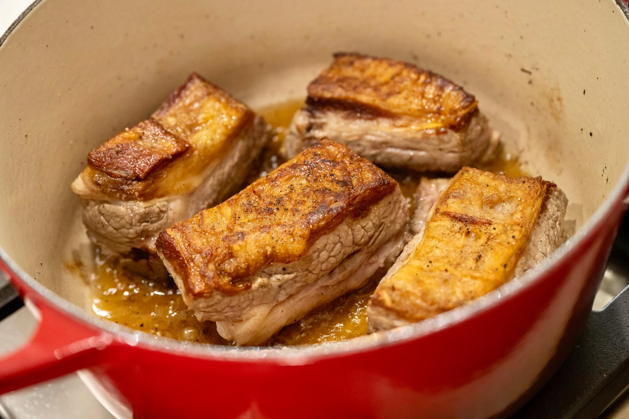 Easy prep is followed by a low and slow stint in the oven for flavorful, fork tender meat that will warm your soul. Optional day-ahead prep offers added benefits and convenience.