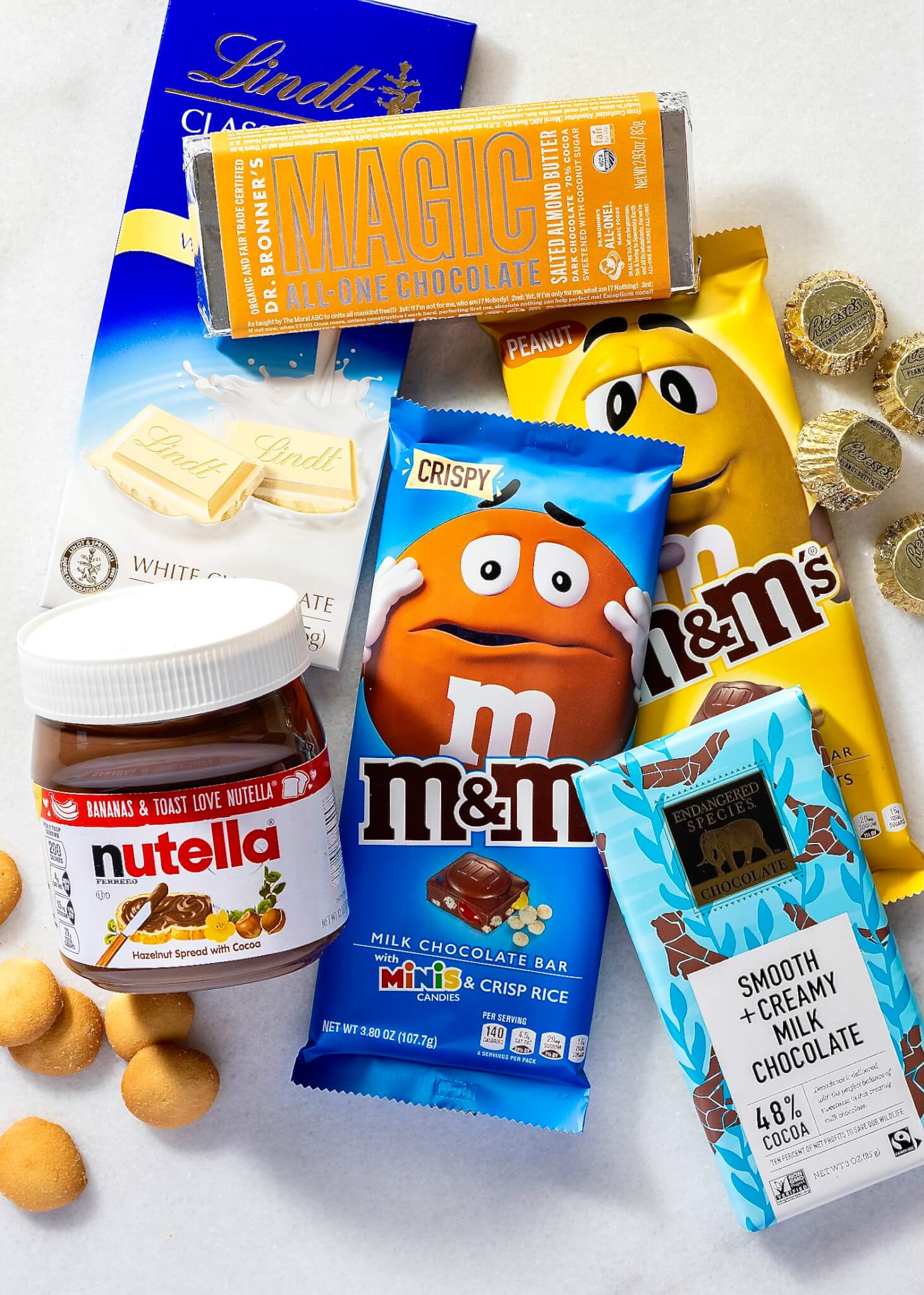 An interactive way to sample a variety of chocolate and see what you like best, a tasting board offers a festively easy dessert for holidays, birthday parties, bridal showers, potlucks–even a special night for two!