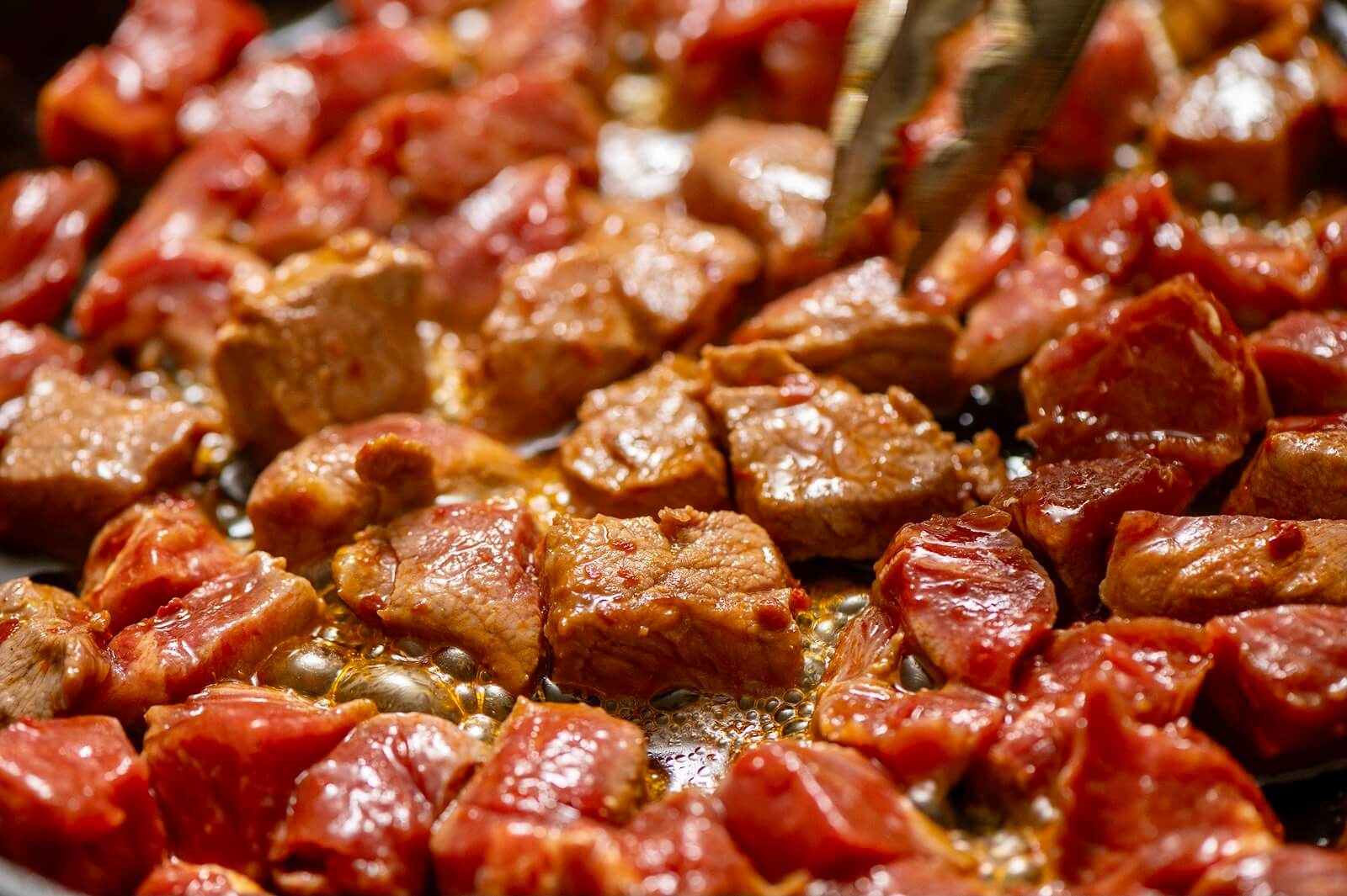 Lightning fast cook time and exceptional flavor may just earn these easy steak bites a spot on the weekly dinner rotation. Round out the meal with rice and a vegetable of choice.