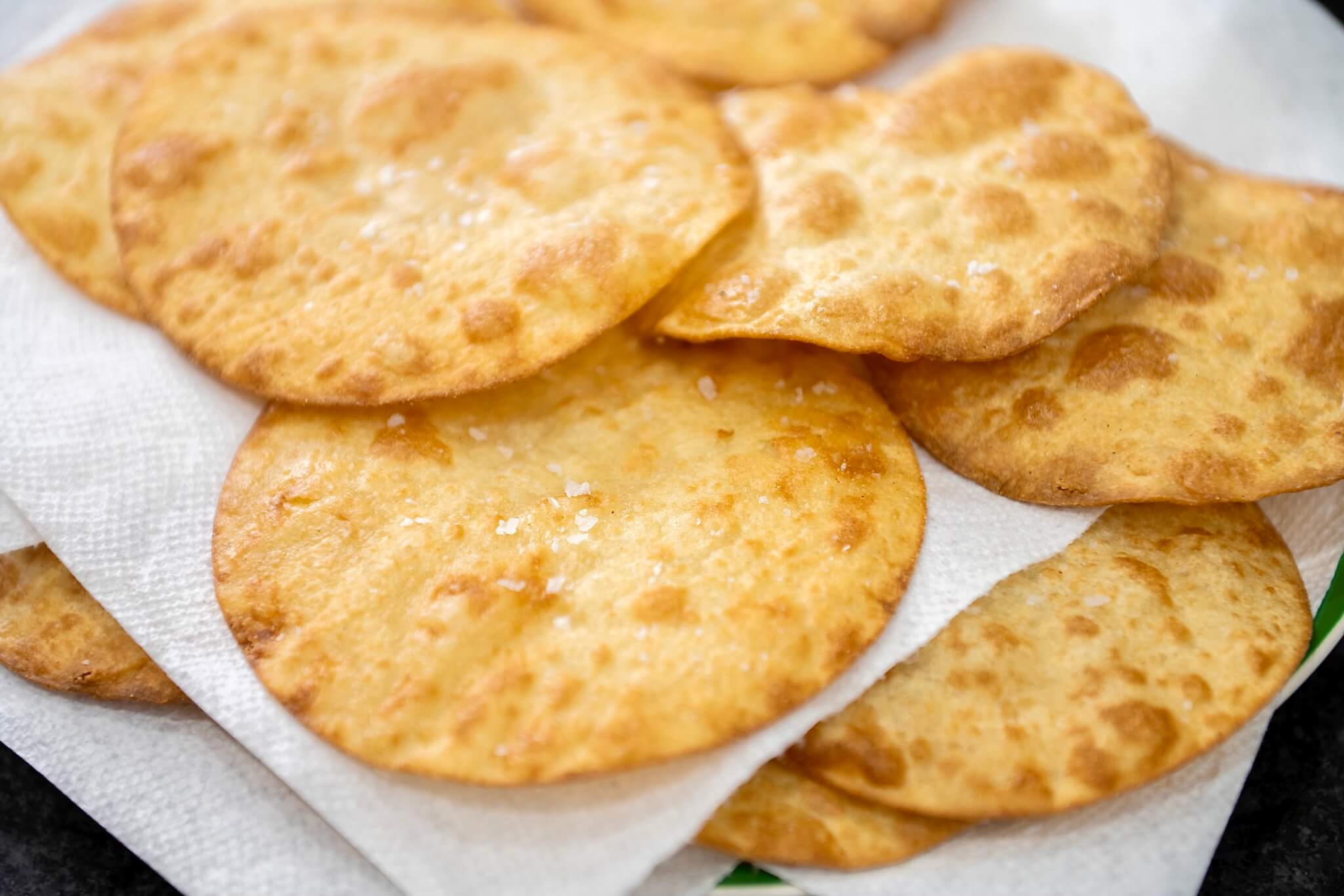 Transform a soft tortilla into a crisp, golden base for easy meals using your favorite meats, beans, cheeses, and veggies. It takes less than a minute per tortilla!