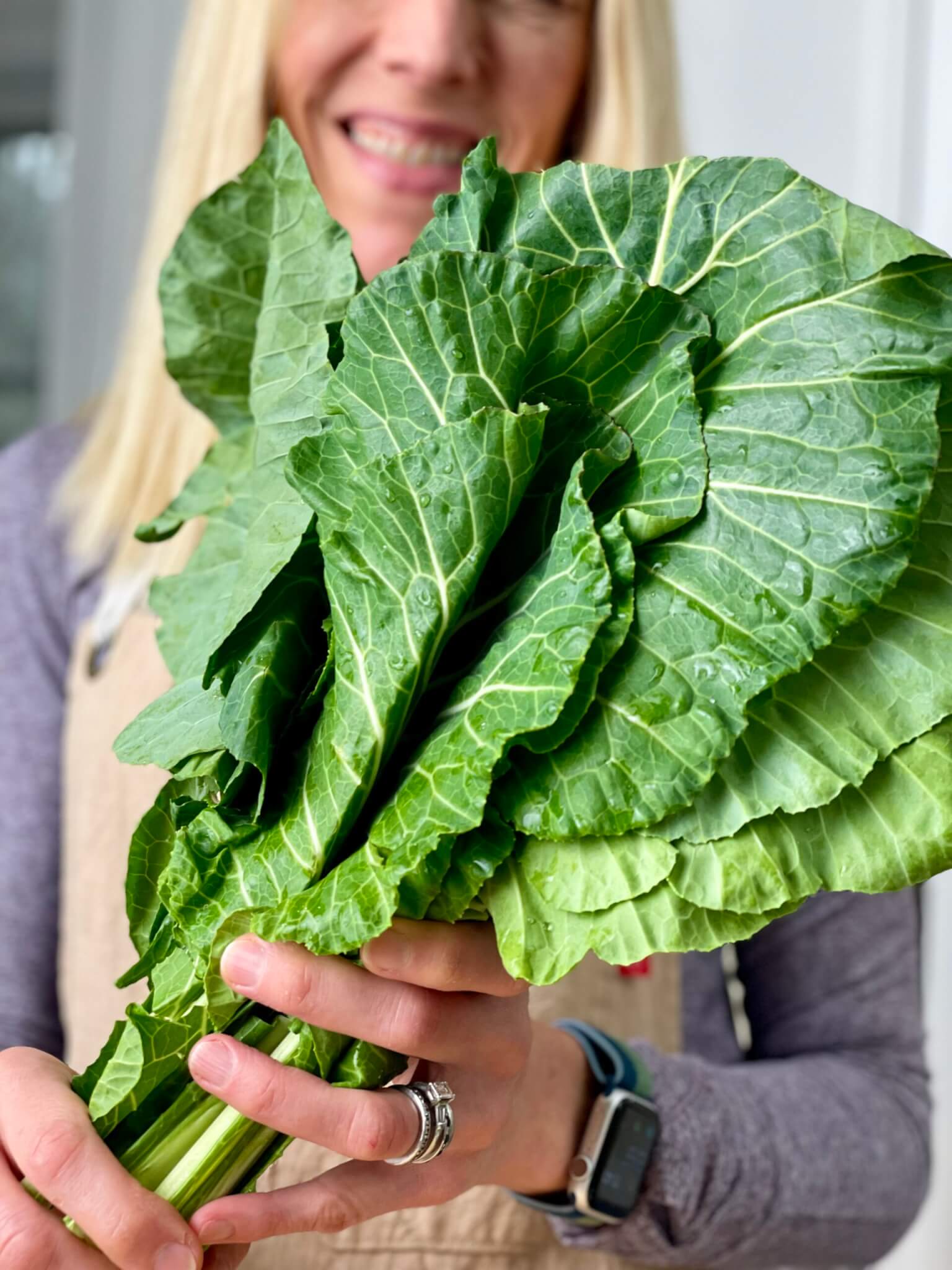 Collard Greens can be quick, easy, and delicious!