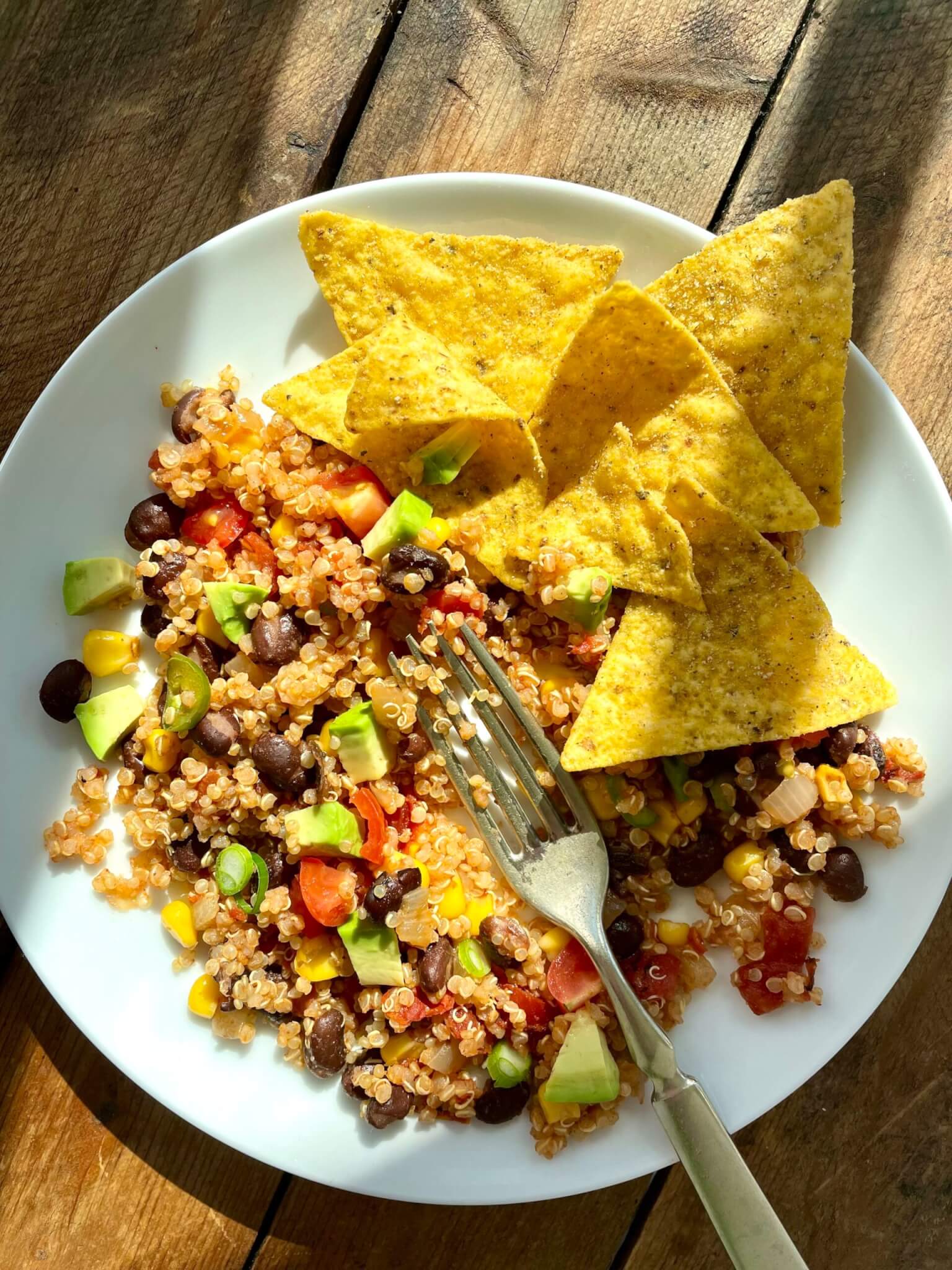 Pantry staples make this filling, flavorful, plant-based meal a weeknight win – and there's no need to pre-cook the quinoa!