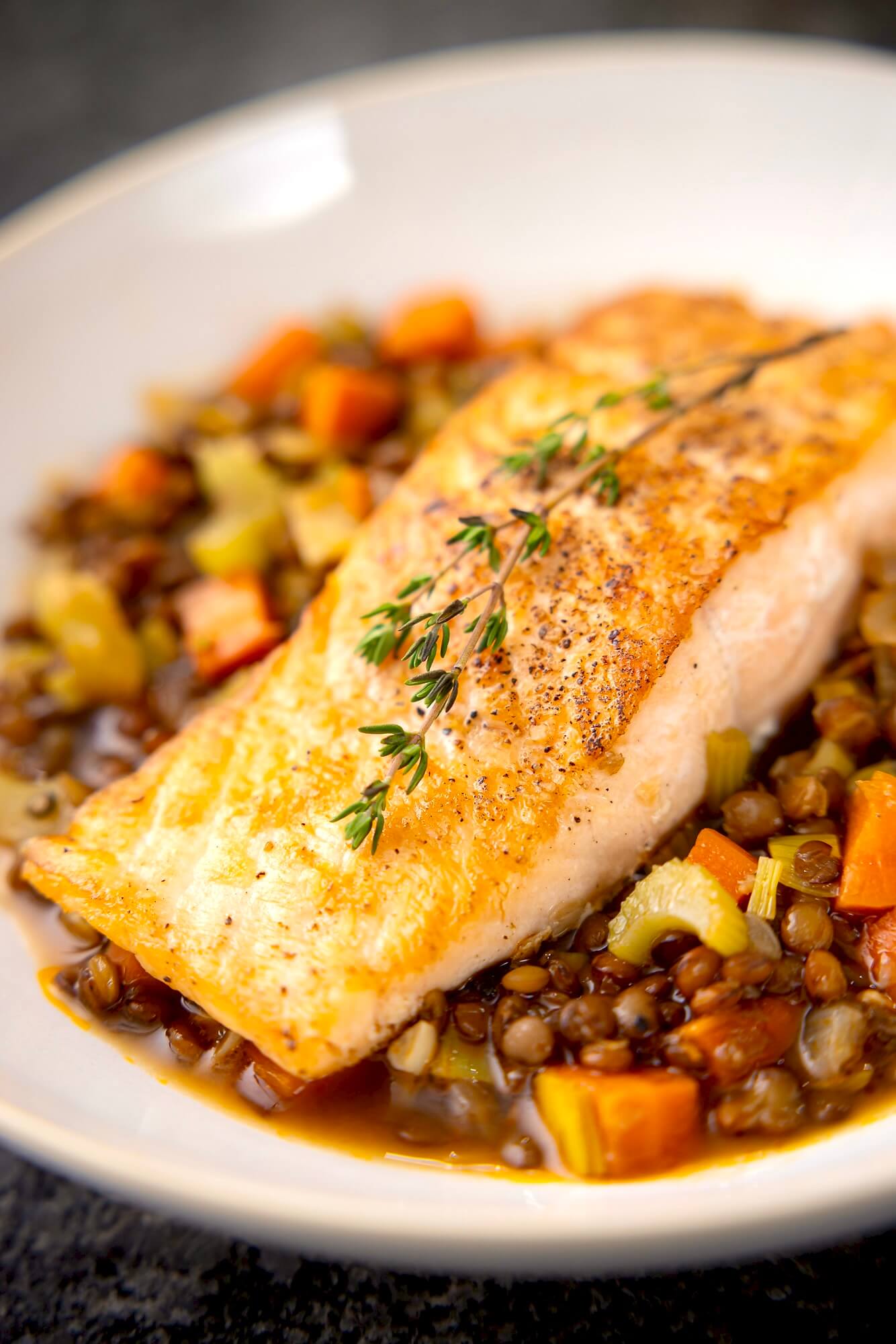 Picture the perfectly seasoned fillet of salmon with a lightly golden crust that you order from a favorite restaurant. You can make it at home for a fraction of the price—in about 10 minutes.