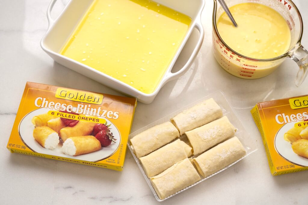 Truly the perfect brunch dish, this blintz casserole is eggy, cheesy, sweet, savory, creamy, and crispy. Perfect for Mother's Day!