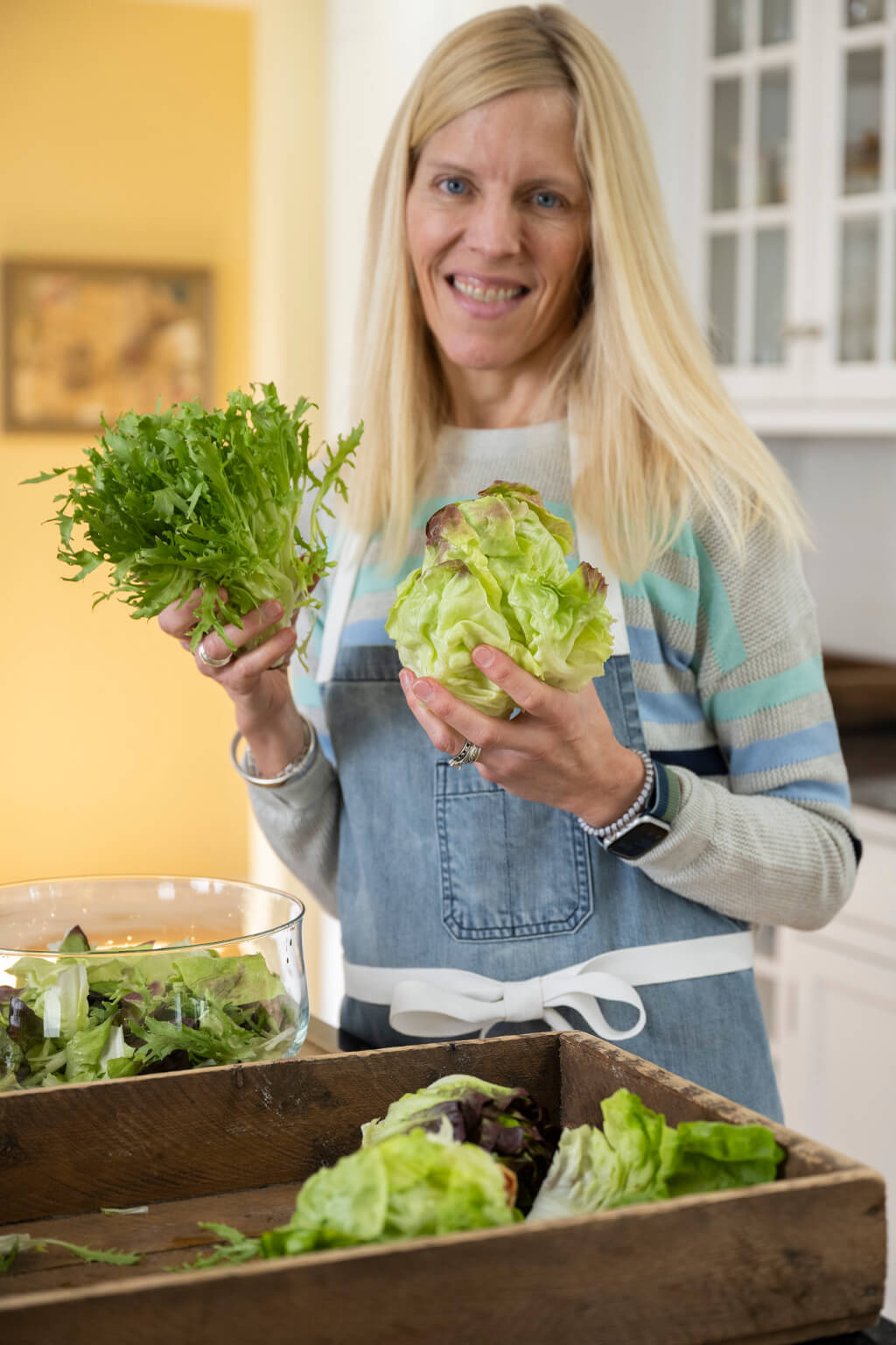 The shallot vinaigrette is the hallmark of this crisp salad, which is versatile enough to pair with nearly any meal and easy enough to enjoy every day!
