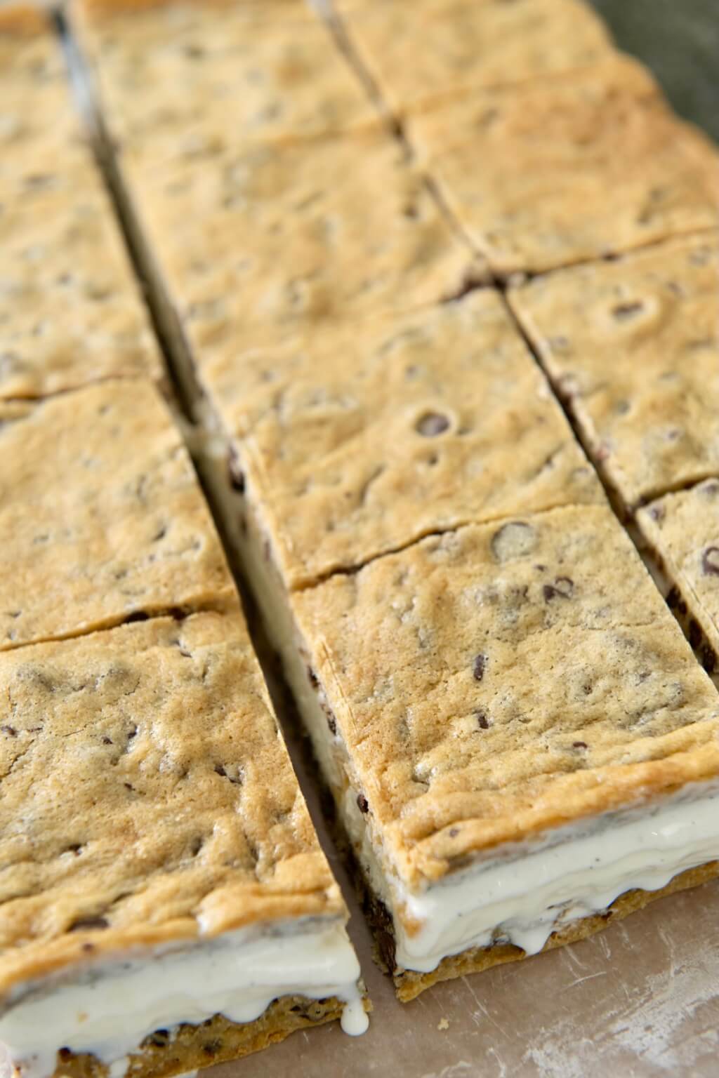 Everyone loves a chipwich, so why not make it easier – and more fun – by making a sheet panful? There's even a simple trick for a cookie that isn't rock hard when frozen, and the science behind it is fascinating!