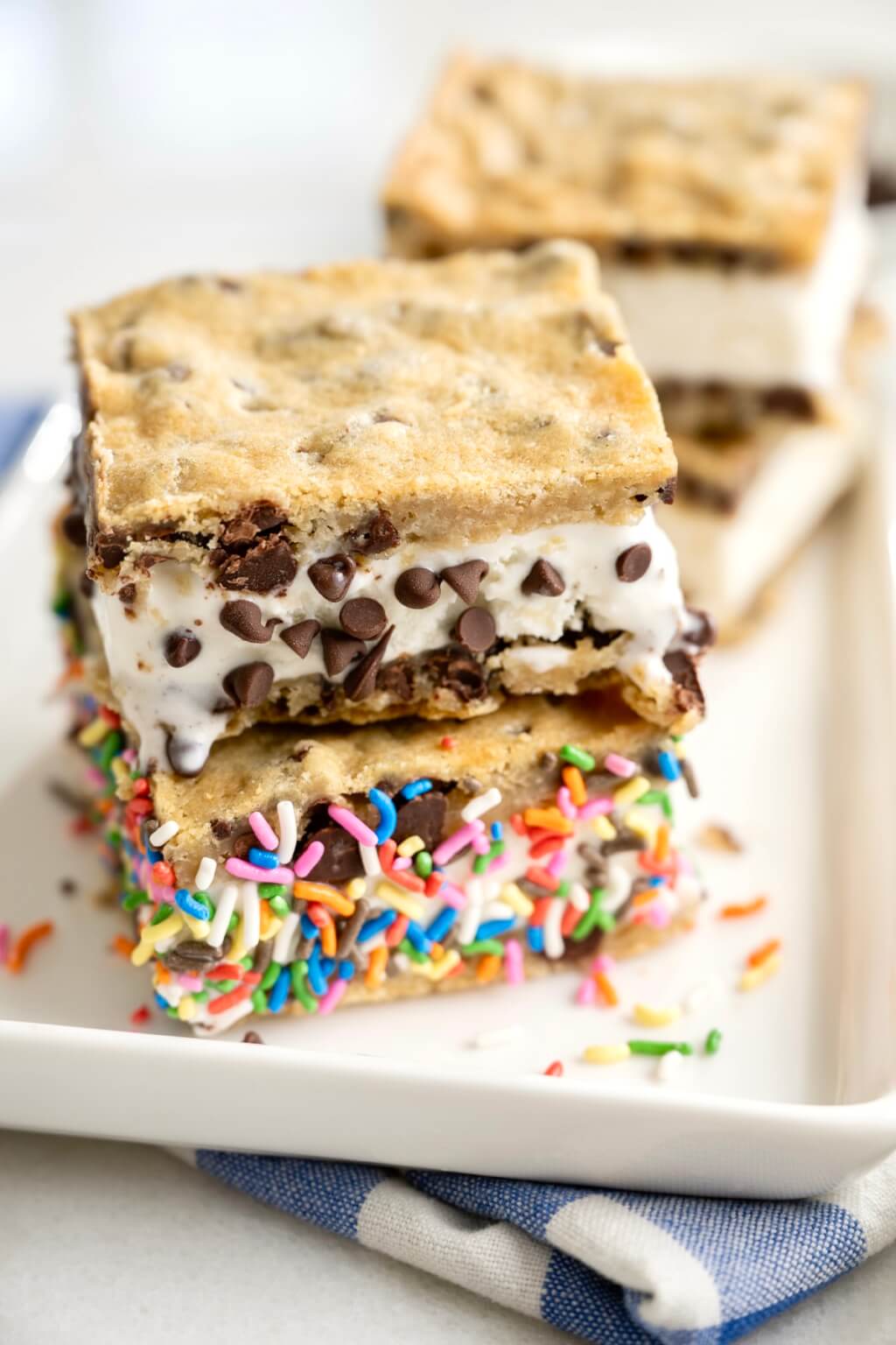 Everyone loves a chipwich, so why not make it easier – and more fun – by making a sheet panful? There's even a simple trick for a cookie that isn't rock hard when frozen, and the science behind it is fascinating!