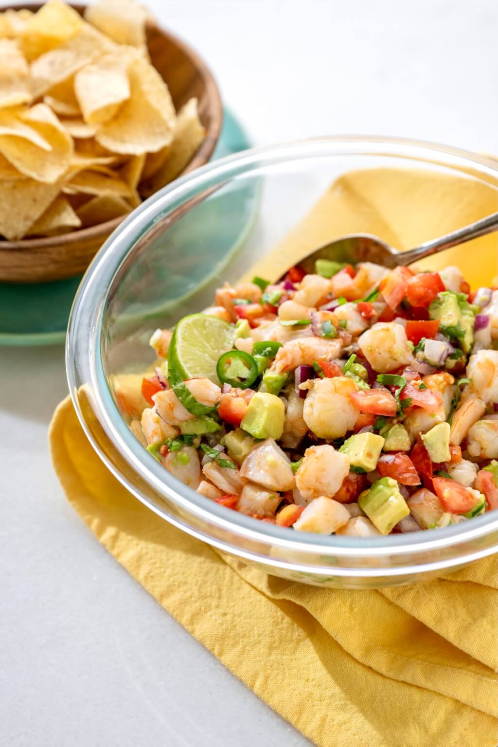 Serve this colorful salad as a light yet filling entree or scoop it up with tortilla chips for a unique appetizer. Either way, the pop of flavor and ease of preparation is bound to make it a keeper.