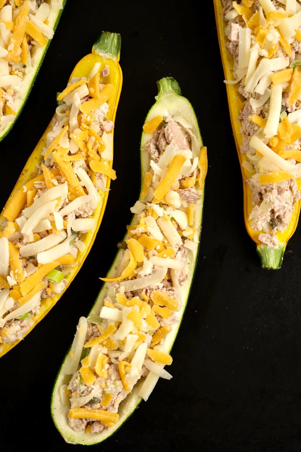A favorite seasonal vegetable takes inspiration from a classic sandwich in this wholesome, all-in-one meal enjoyed by kids and adults alike. Easy to make with one zucchini or many.